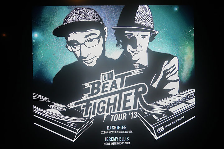 【速レポ】DJスタイルの可能性を感じる！ Native Instrumentsが仕掛ける＜Beat Fighter Tour＞初日レポをお届け music131119_ni_1895