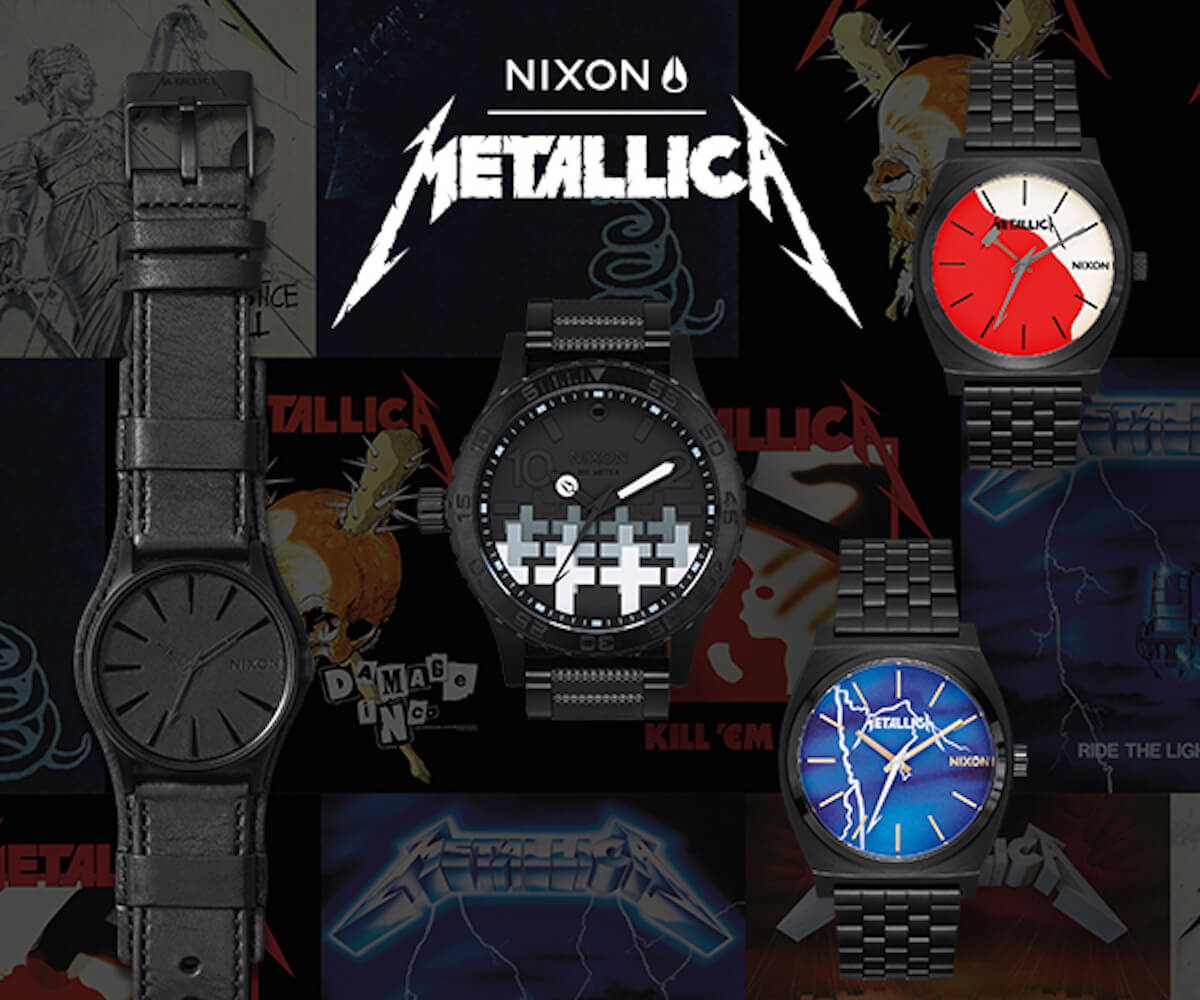 METALLICA X NIXON メタリカの名盤が腕時計に！ | Qetic