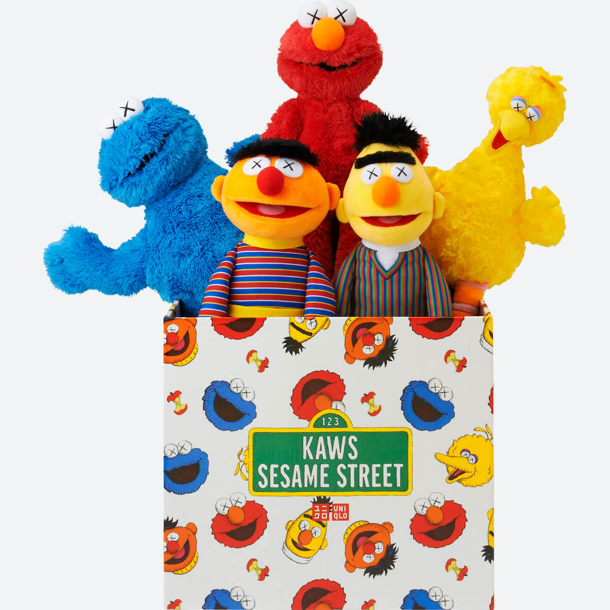 ユニクロ、UT「KAWS x SESAME STREET」 発売当日完売ボックスが再販