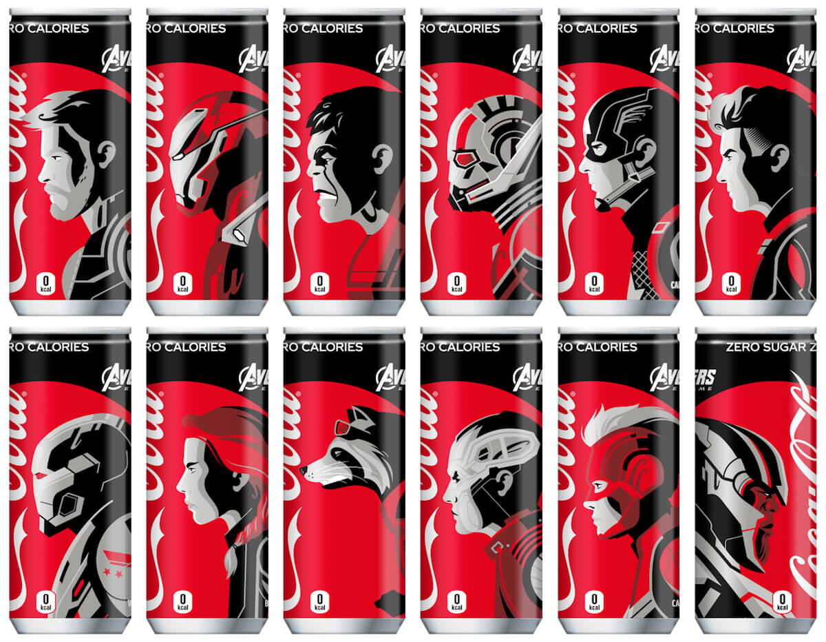 映画 アベンジャーズ エンドゲーム 公開間近 コカ コーラ ゼロ 限定デザイン4月1日から期間限定で発売 Qetic