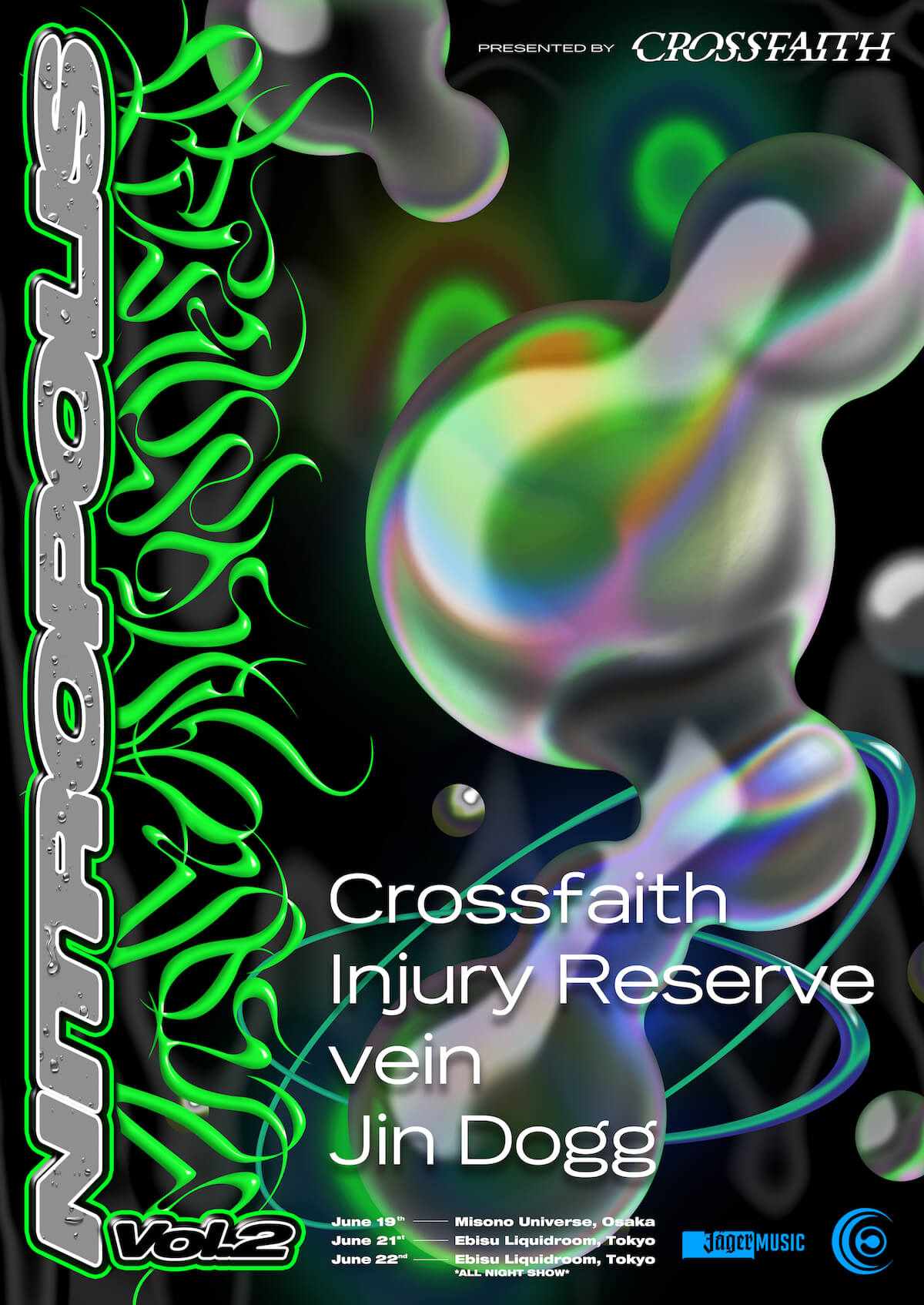 Crossfaith主催のクロスオーバーイベント＜NITROPOLIS vol.2＞ゲストアクトが発表 music190426_crossfaith_4