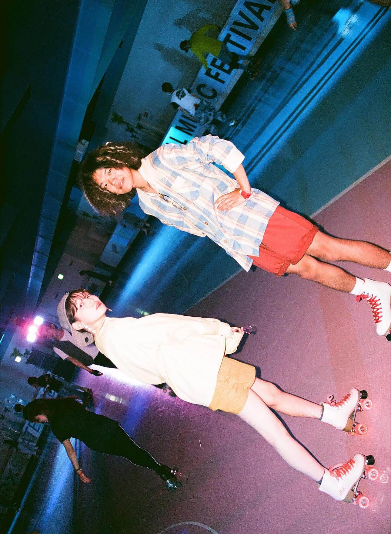 コウキシン女子の初体験vol.16 ナナヲアカリ：Red Bull Music Festival Tokyo 2019「DāM-FunK – A Roller Skate Affair」Photo by 中山桜 rarara190509-rbmf2019-roller-skate-disco-20