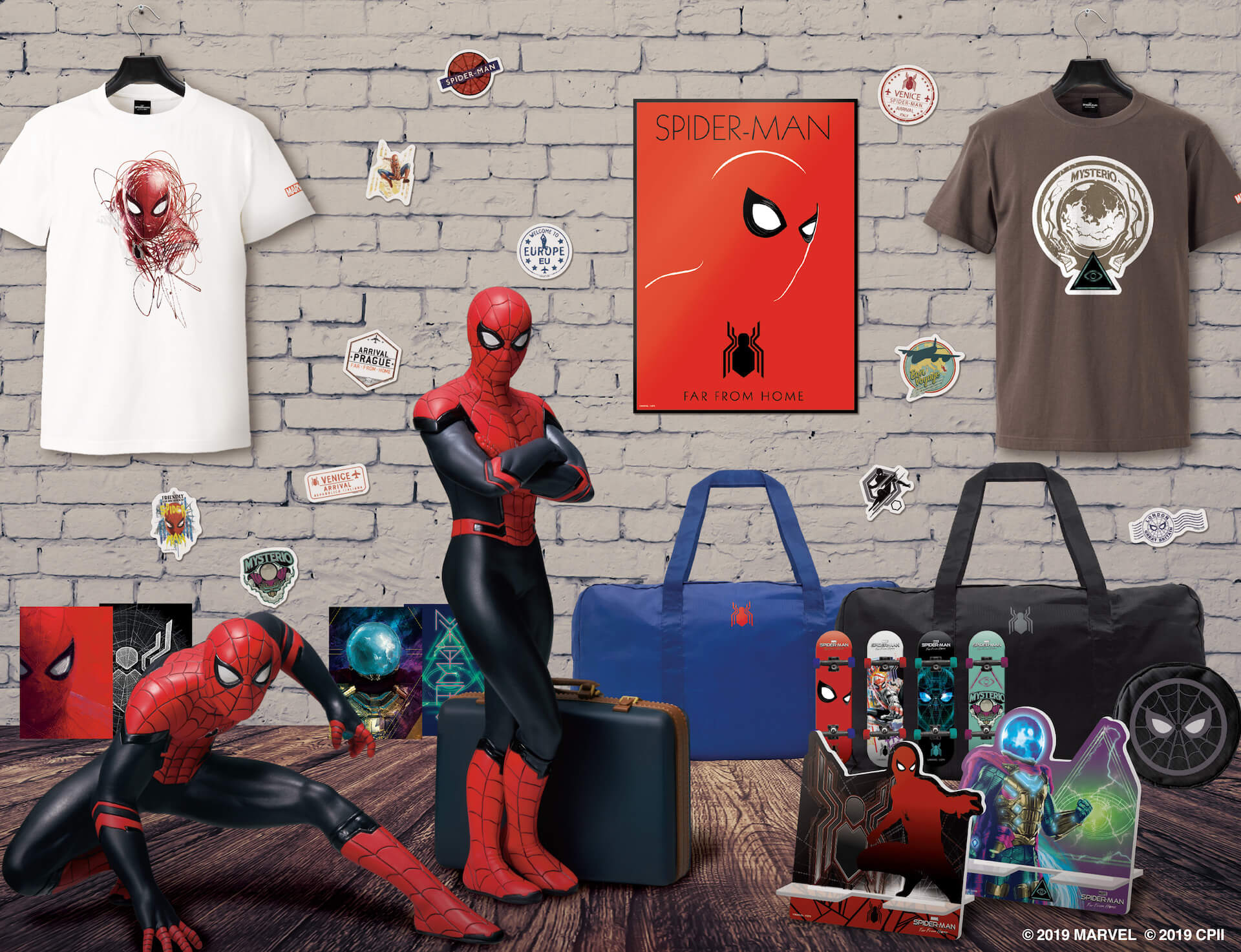 スパイダーマン ファーフロームホーム アクリルキーホルダー 新品 全