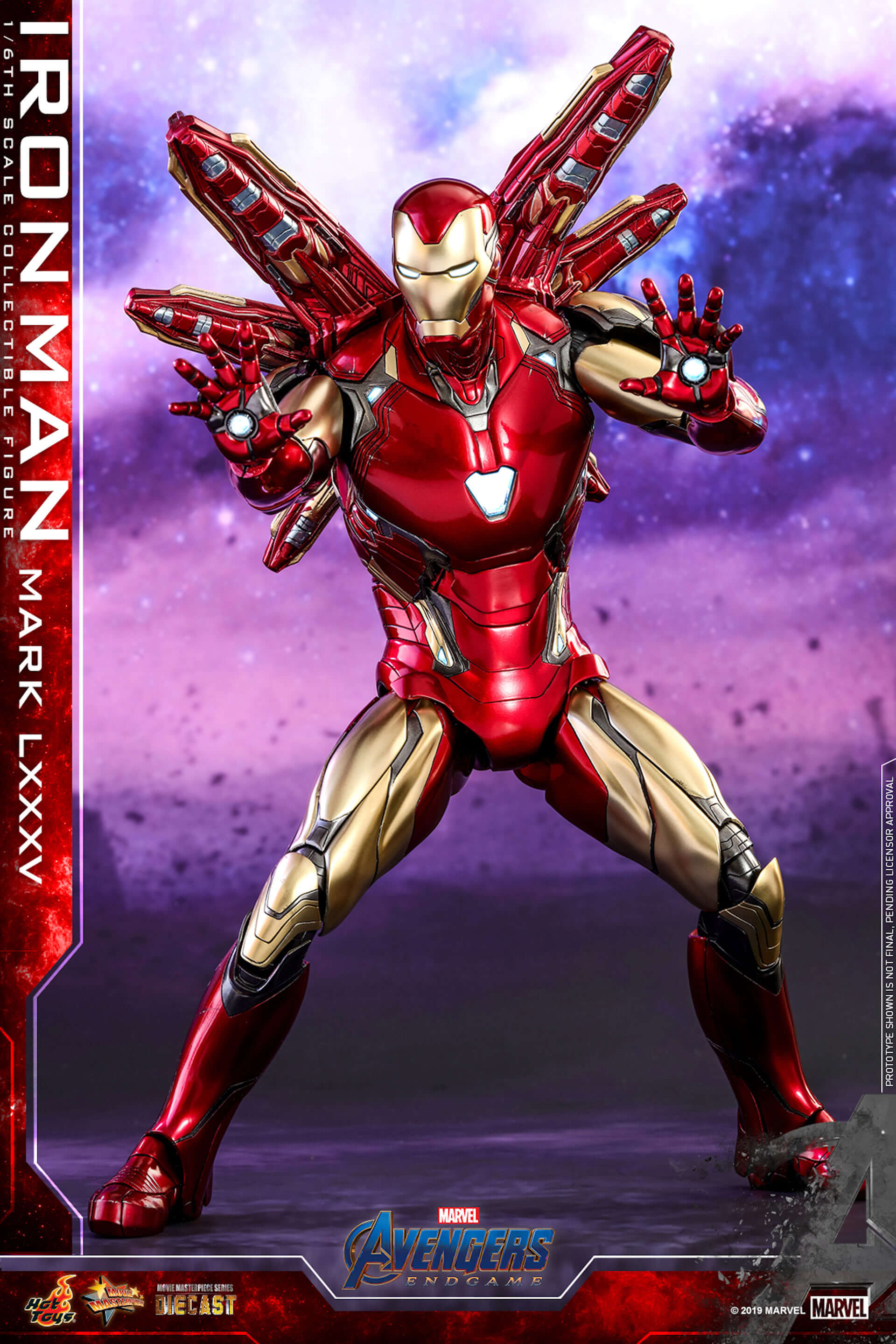 “私はアイアンマンだ”『アベンジャーズ／エンドゲーム』アイアンマンの「ナノ・ガントレット」フィギュアが登場 art190703_avengers_endgame_hottoys_3-1920x2880