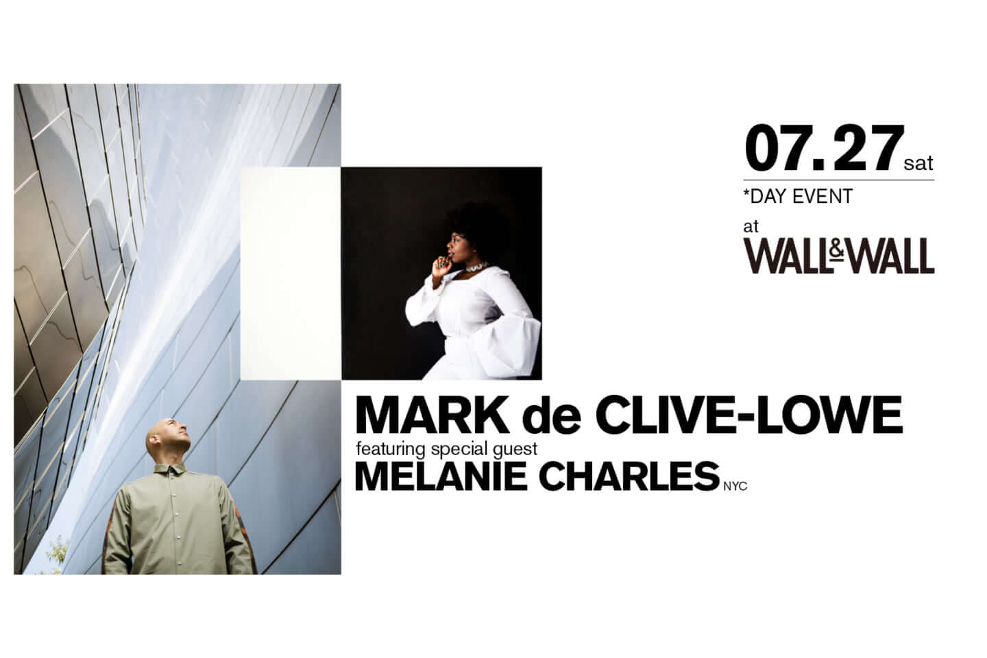 MARK de CLIVE-LOWE featuring special guest MELANIE CHARLES