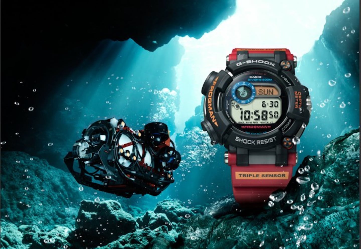 g-shock frogman