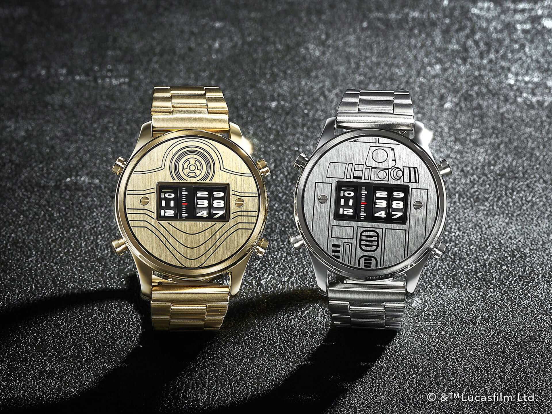 R2 D2 C 3po ダース ベイダーがローラー式腕時計に スター ウォーズ Future Funk オリジナルデザインが登場 Qetic