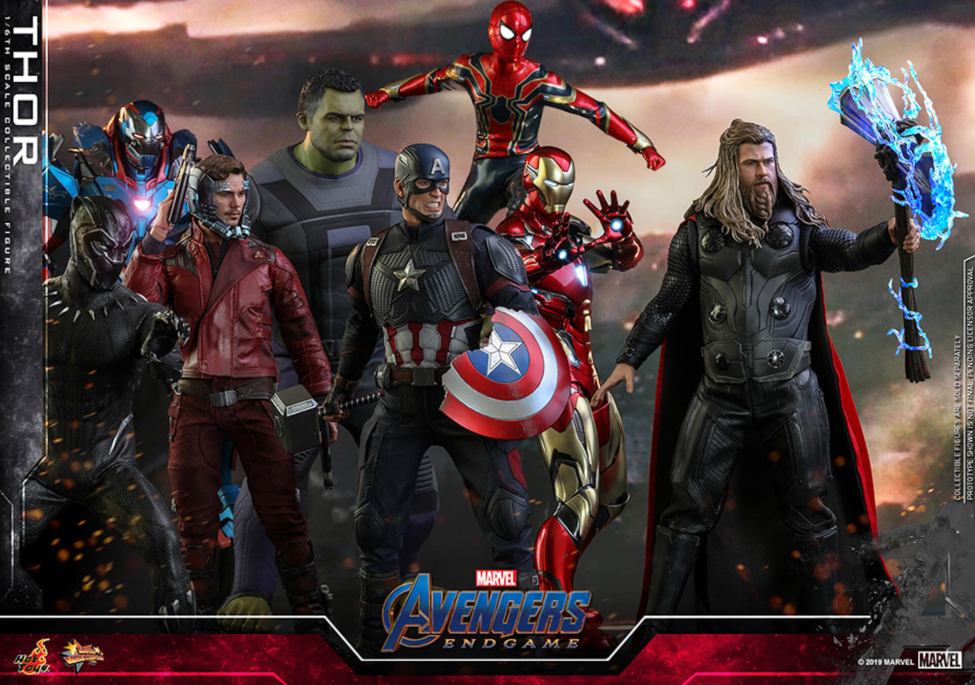 プチギフト ホットトイズ エンドゲーム ソー HOTTOYS アベンジャーズ