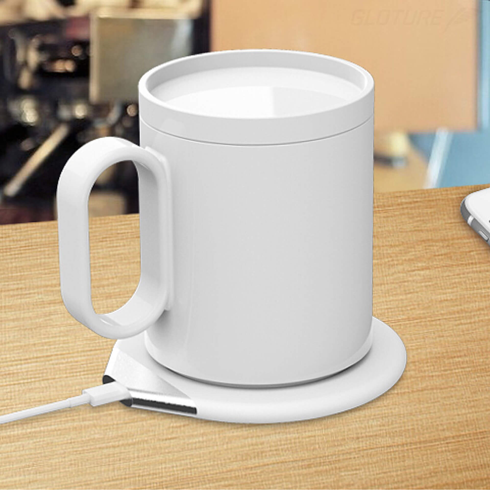 飲み物保温とワイヤレス充電ができちゃう…！？ハイテクマグカップWarm Mugが発売 lifefashion191106_warmmug_01