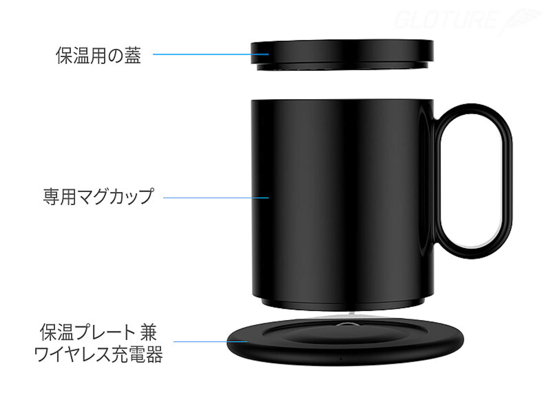 飲み物保温とワイヤレス充電ができちゃう…！？ハイテクマグカップWarm Mugが発売 lifefashion191106_warmmug_02