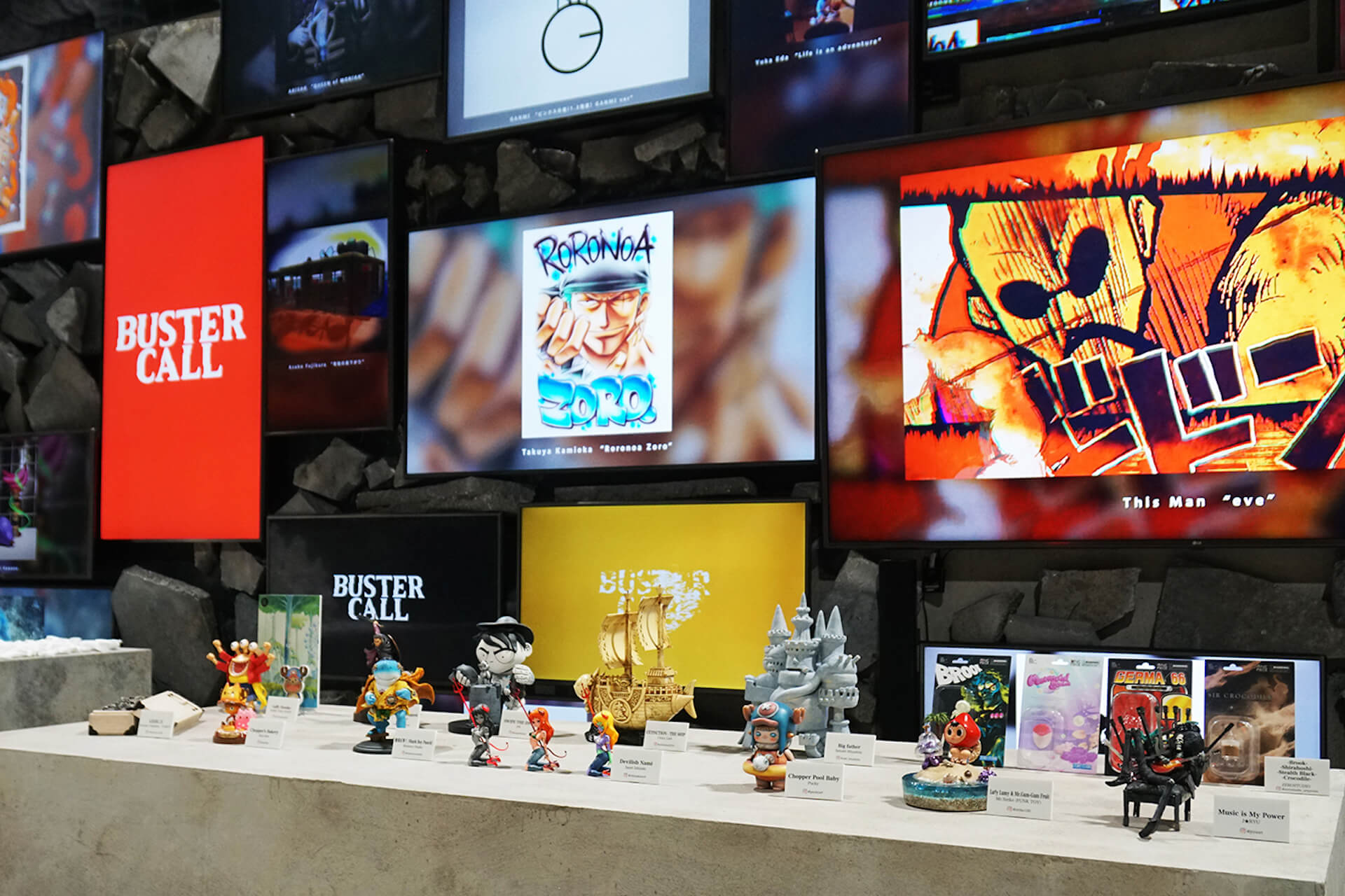 ONE PIECE』のアートプロジェクト“BUSTERCALL ART GALLERY”がLAで開催 