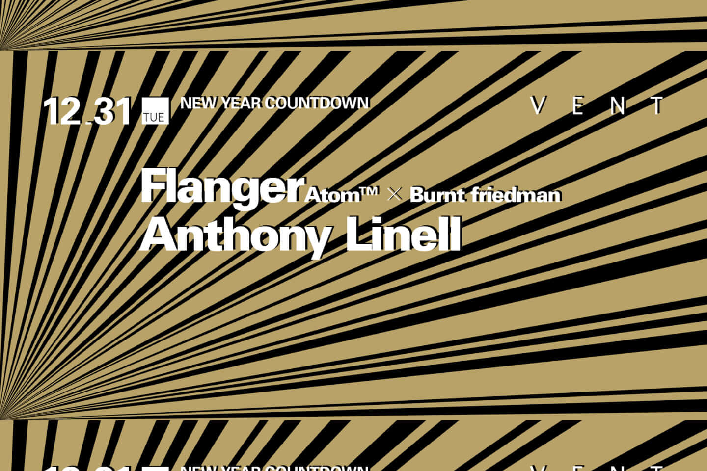 Flanger & Anthony Linell at N.Y.E.