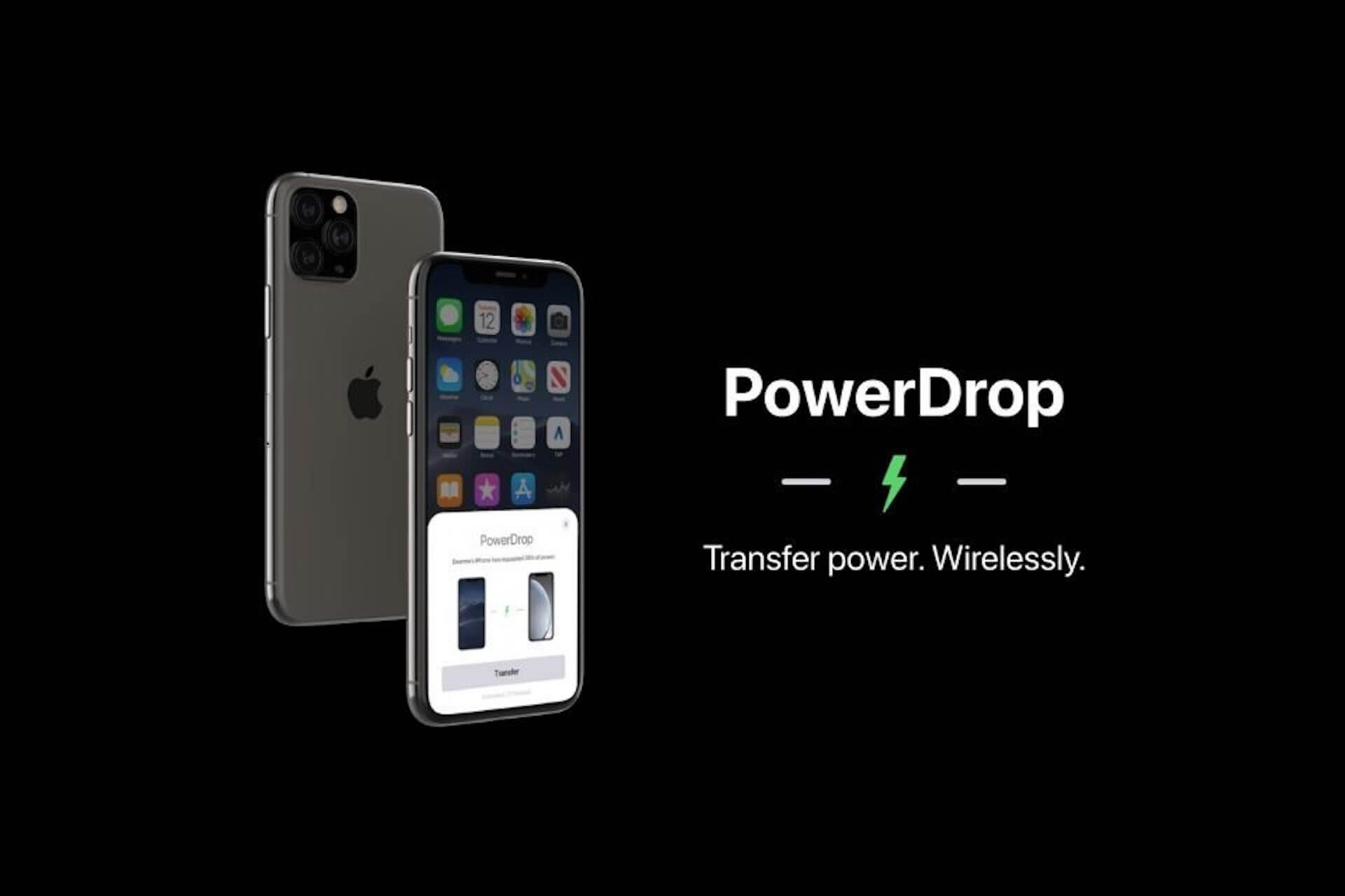 Iphone同士で充電できる 新機能 Powerdrop のコンセプト画像が公開 Qetic