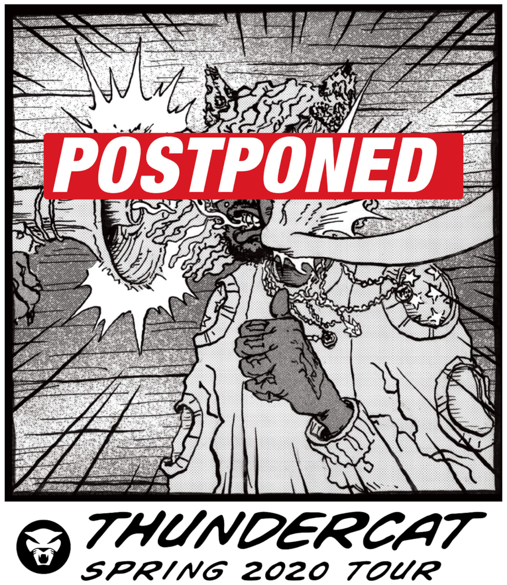 Thundercatの来日ツアー前売りチケットが若干数再販売決定！“ツアー延期Tシャツ”の予約受付締切間近 music200508_thundercat_6
