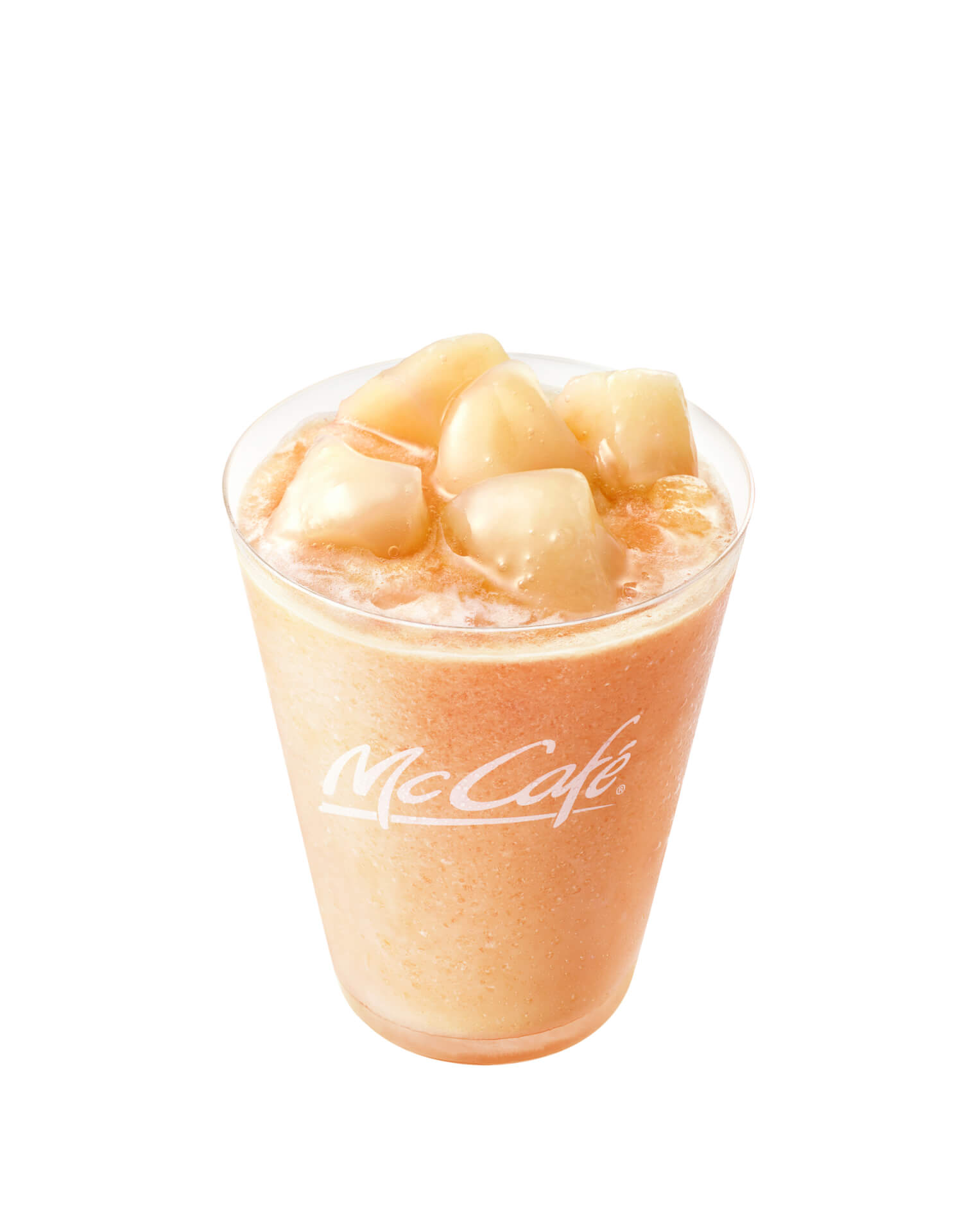 マクドナルドのMcCafé by Baristaに夏気分を先取りできる「桃のスムージー」が再登場！ gourmet200513_mcdonald_momo_5