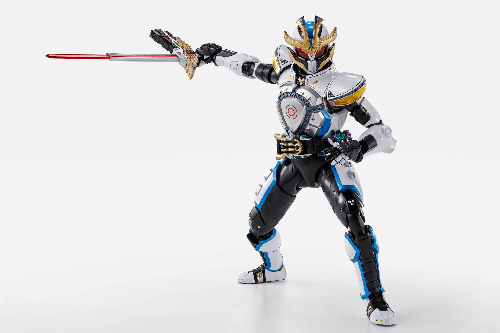 紅音也ヘッドも付属した仮面ライダーイクサの精巧なフィギュアが 紅音也ヘッドも付属した仮面ライダーイクサの精巧なフィギュアが