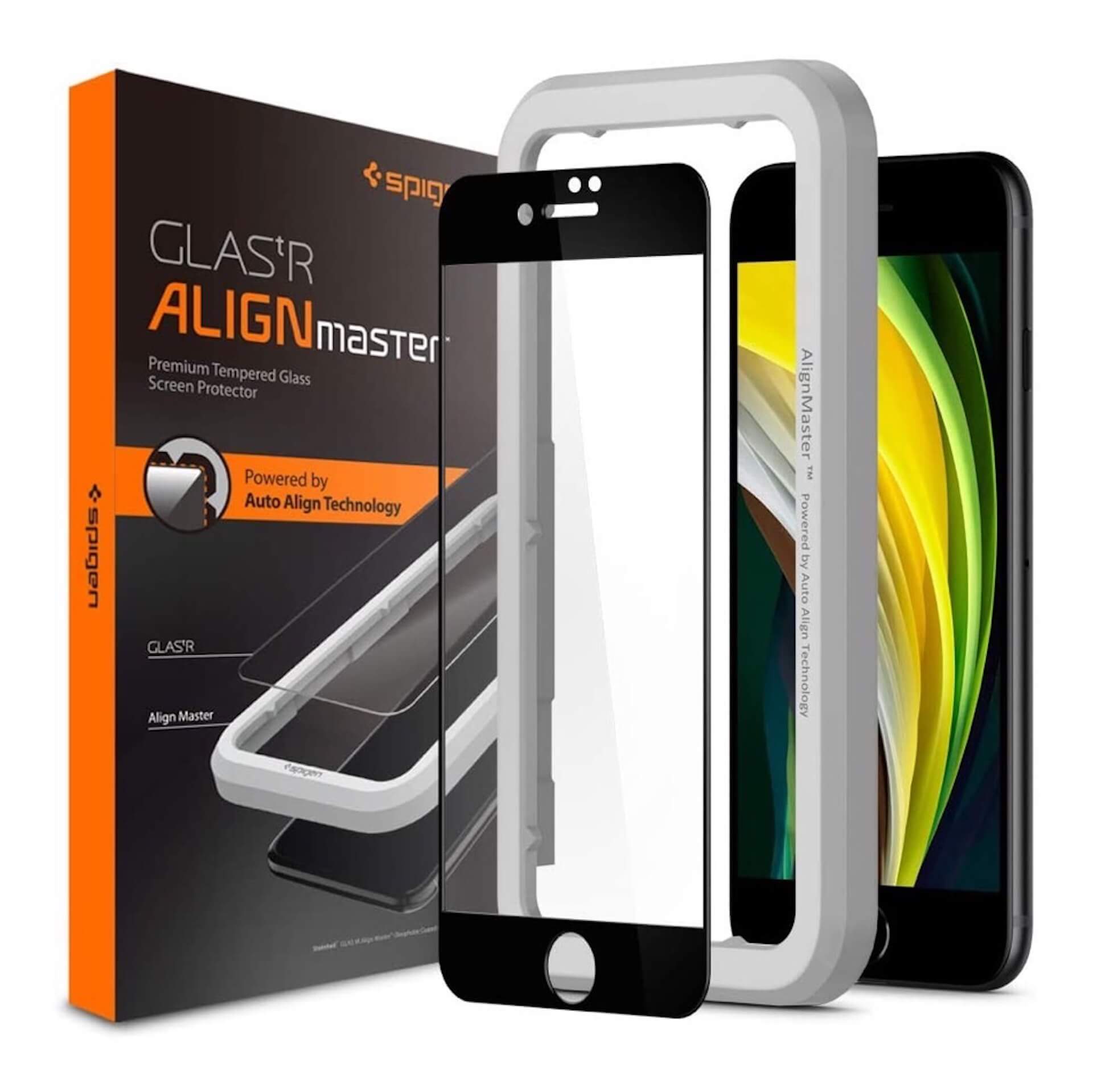 第2世代iphone Se用の保護フィルムを簡単に貼れる 衝撃に強い Align Master フルカバーブラック が発売 Qetic