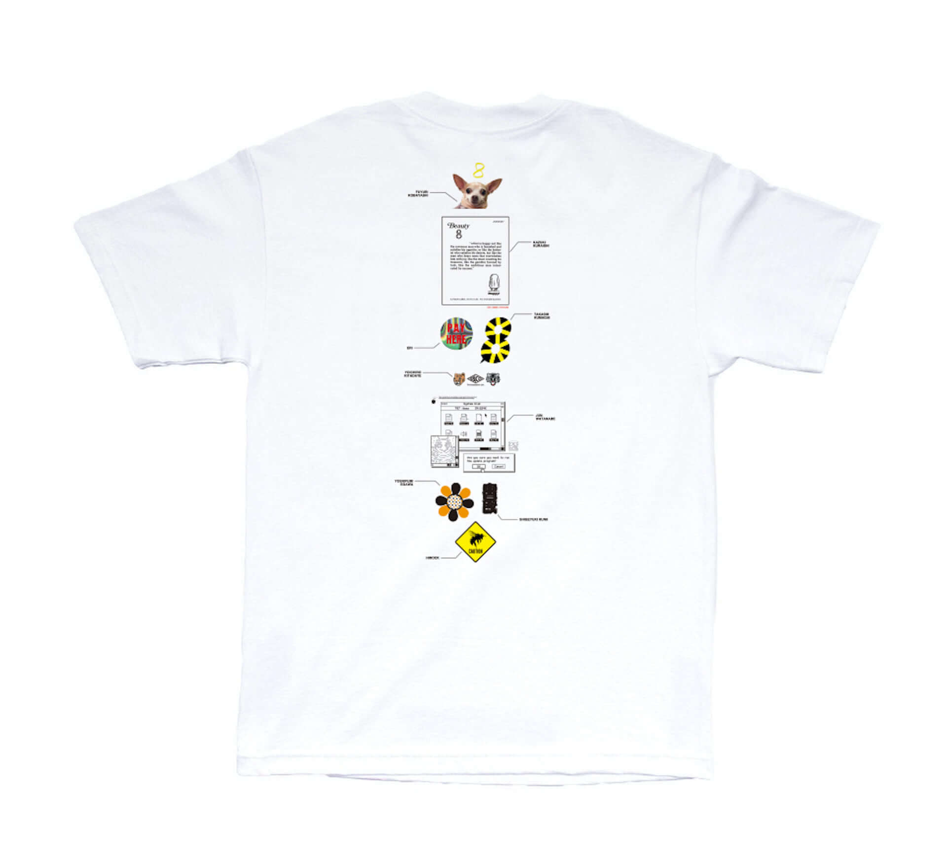 窪塚洋介、長場雄、加賀美健、JUN WATANABEら13名のデザインが1枚に集結！「HATCH」8周年記念Tシャツが登場 lf200720_hatch-tshirt_21-1-1920x1738