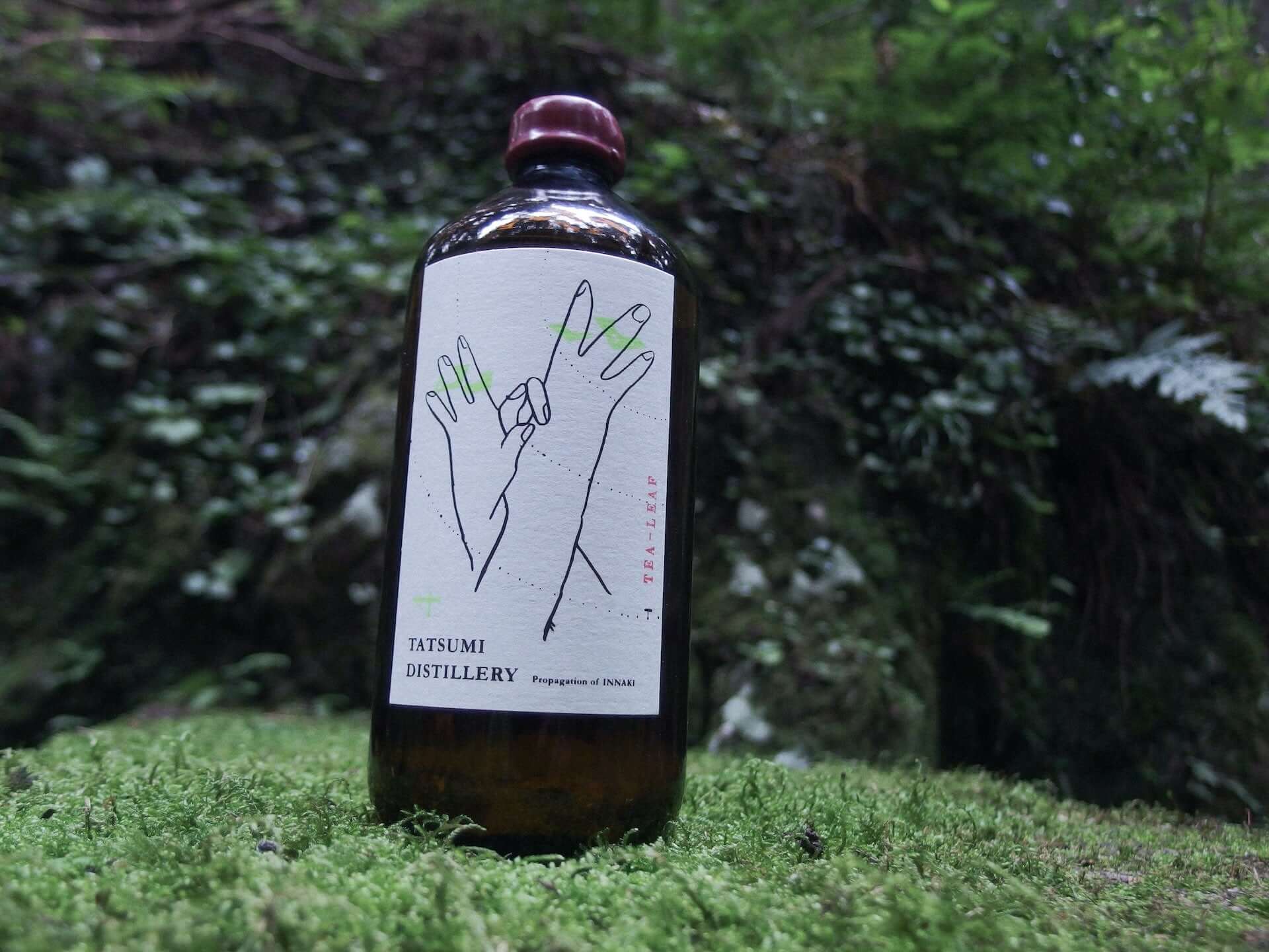 日本茶の生葉を使った日本初のクラフトジン！辰巳蒸留所とTeaRoomが『First Essence Tea Leaf Gin』を商品化 gourmet200814_tea-leaf-gin_2-1920x1440