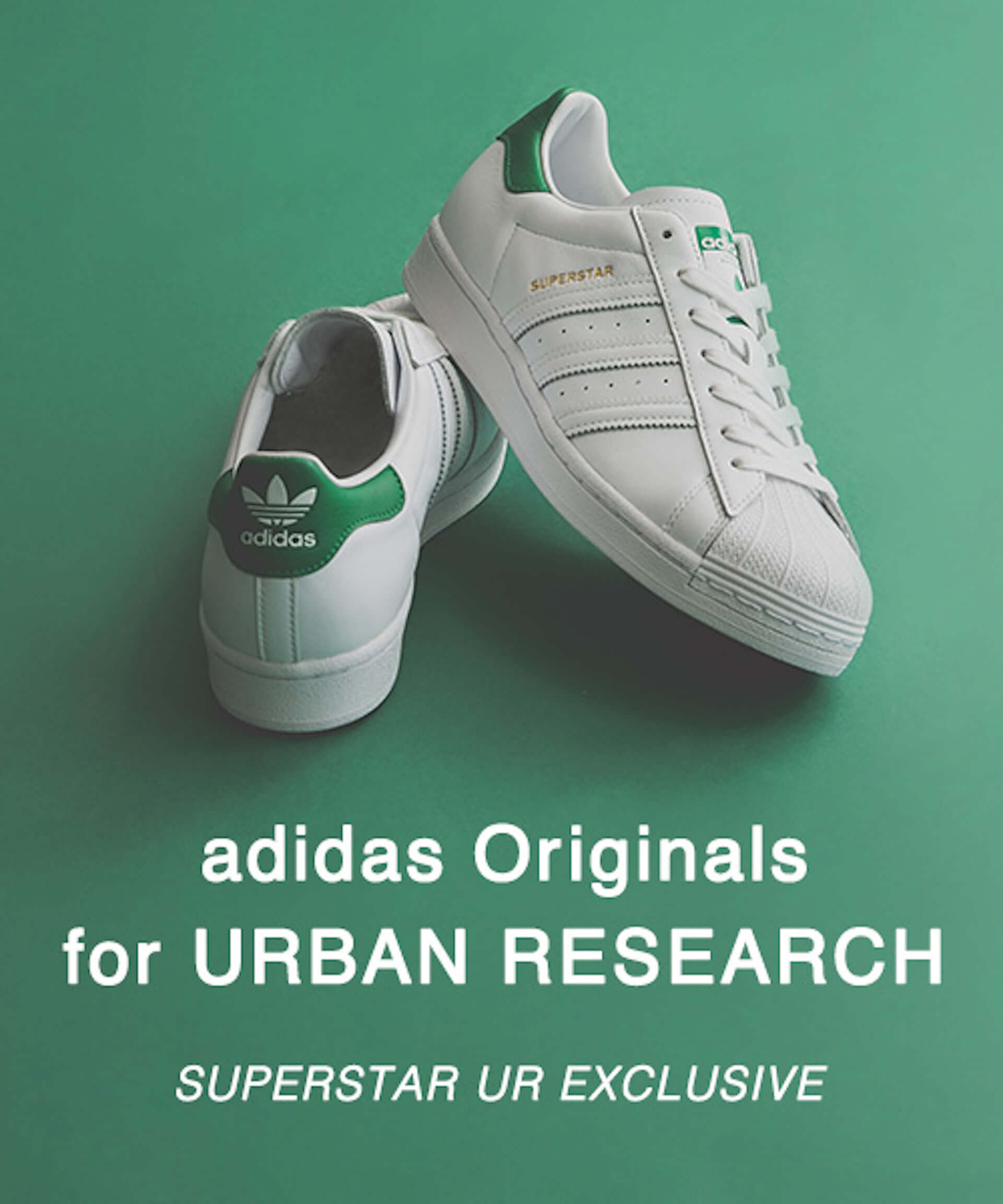 adidas OriginalsとURBAN RESEARCHから別注スニーカー『SUPERSTAR』が登場！名作コートモデル『STANSMITH』の配色を表現 lf2000821_adidas-urbanresearch_8-1920x2304