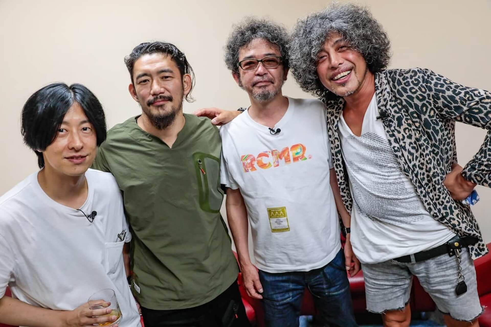 奥田民生、佐藤タイジ、ホリエアツシ、TOSHI-LOWによる座談会が