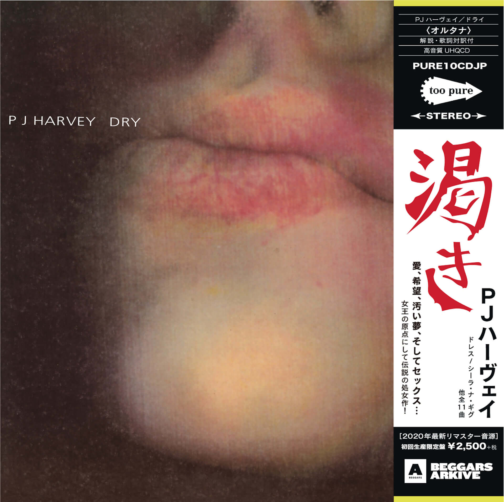 カート・コバーンの愛聴盤としても知られるPJ Harveyの衝撃のデビュー作『Dry』がリマスター再発決定！予約受付も開始 music201207_pjharvey_2-1920x1915