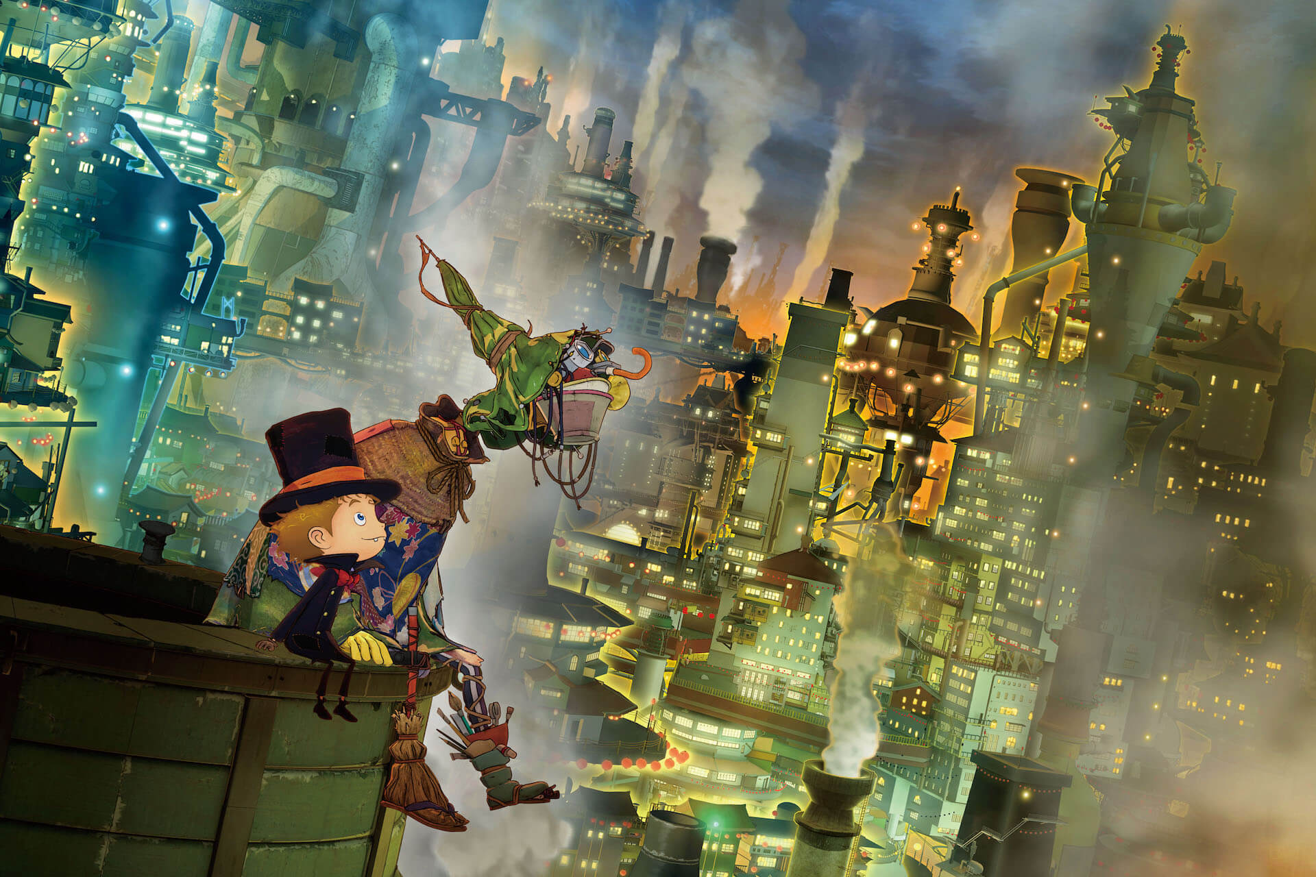 『映画 えんとつ町のプペル』の感動的な冒頭180秒が大公開！芦田愛菜演じるルビッチによるナレーションにも注目 Qetic