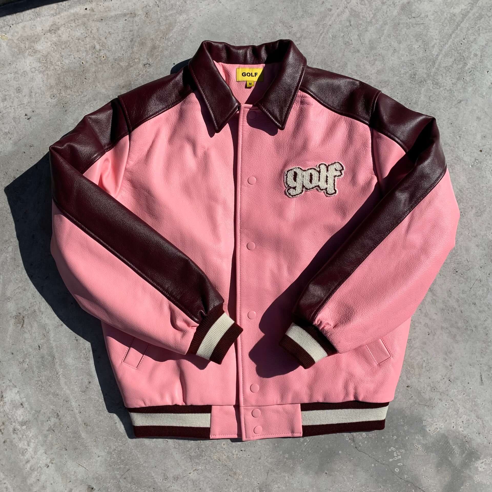 店舗店舗golf Wang レザー ダウンジャケット アウター | purcellcom.com