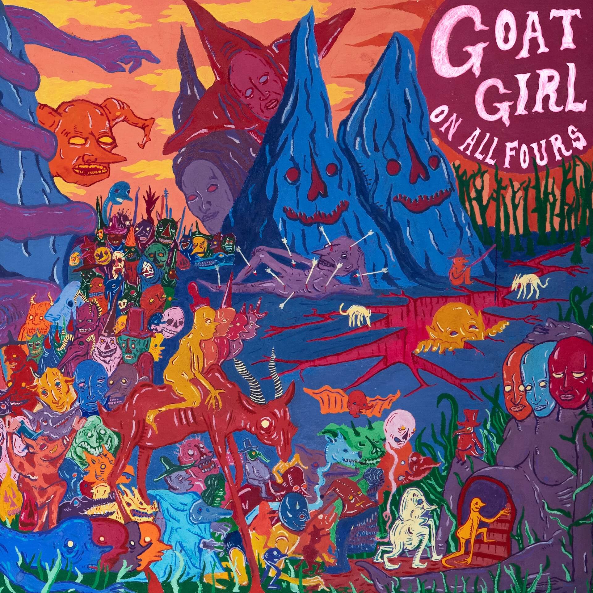 Goat Girlのニューアルバム『On All Fours』が本日発売！バンド参加の世界同時試聴会＆ヴァーチャル・インストア・ライブの開催が決定 music210129_goatgirl-02