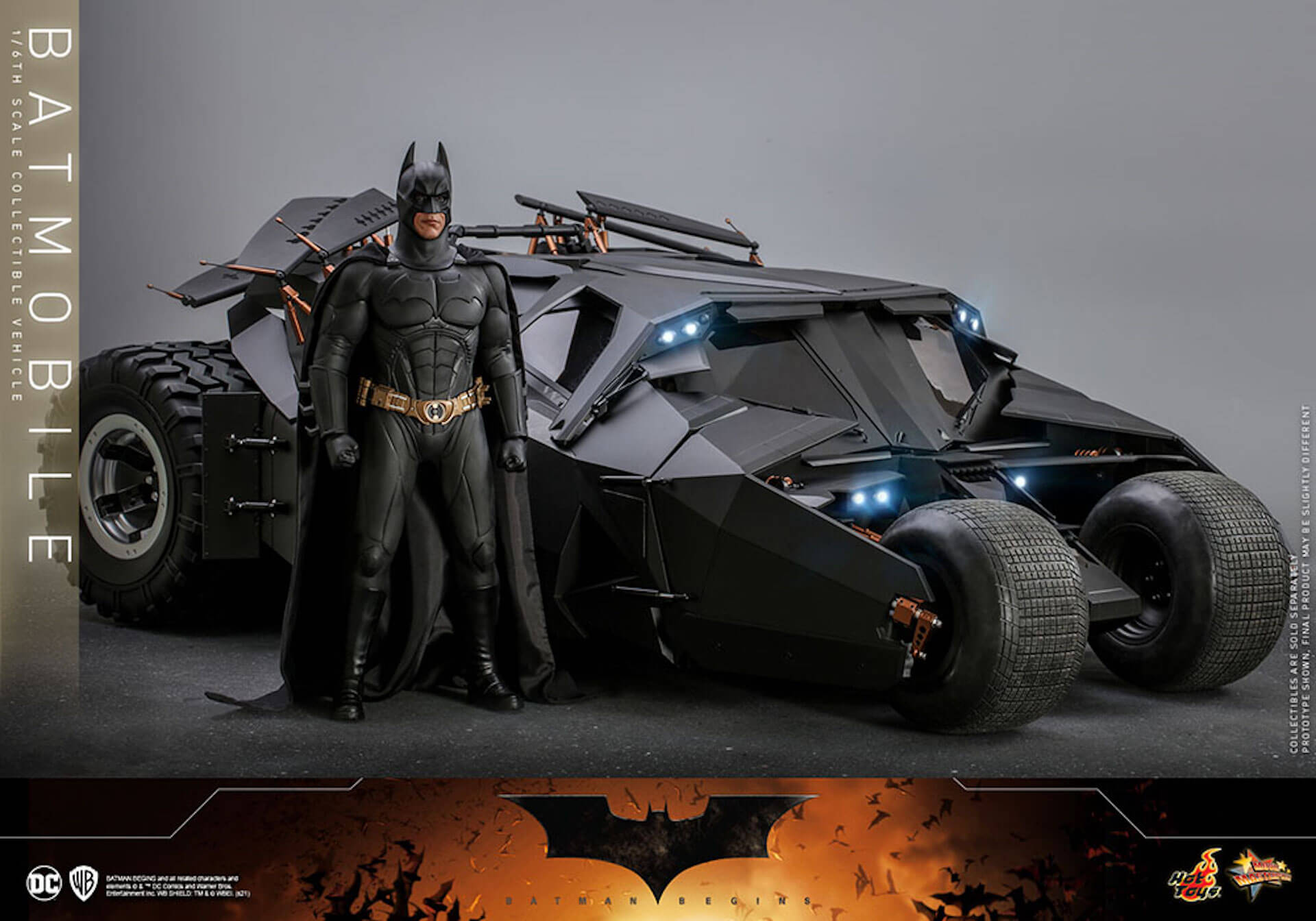 ホットトイズ MMS69 ダークナイト バットモービル HOTTOYS-