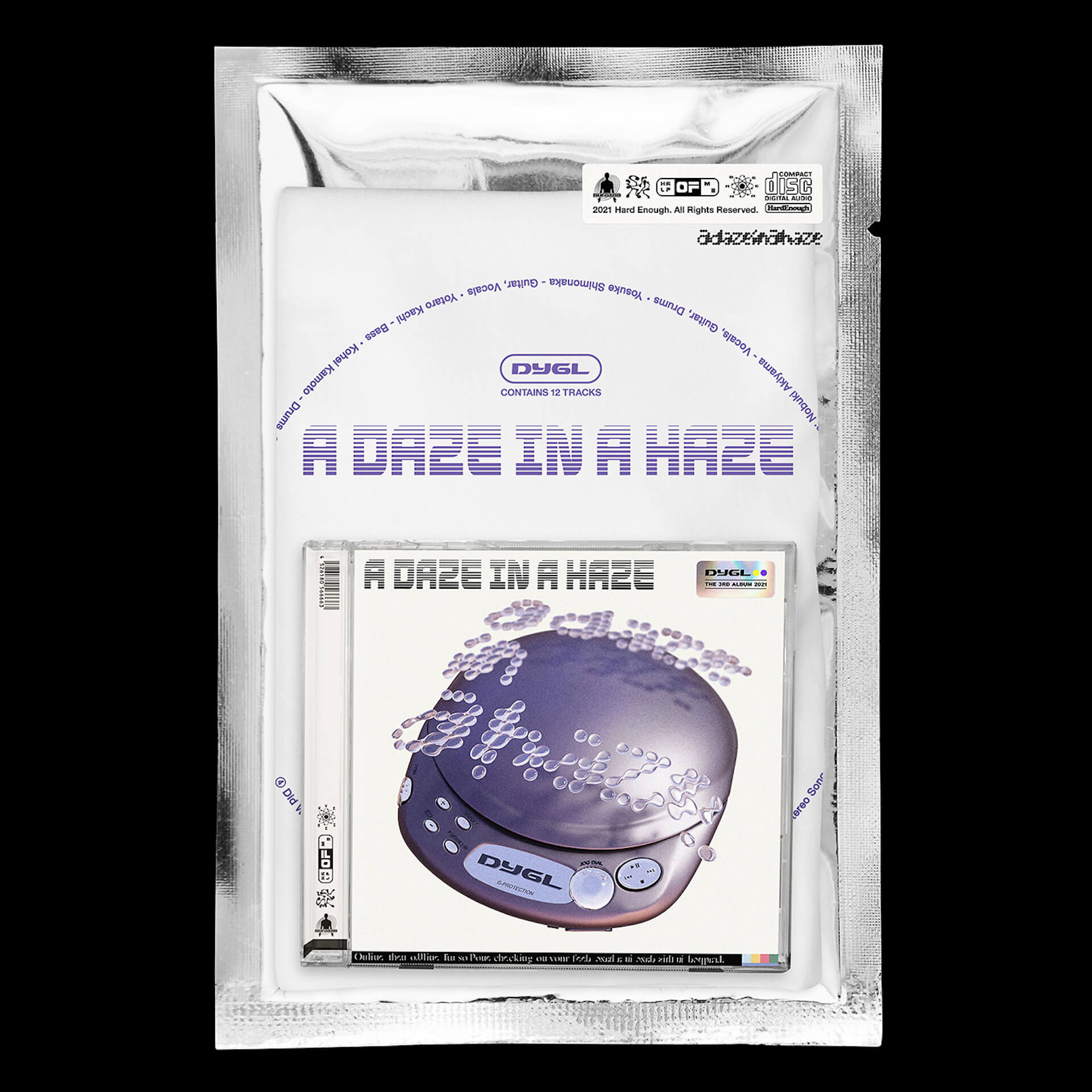 DYGLによる3rdアルバム『A Daze In A Haze』のトラックリストが解禁！限定盤パッケージも公開 music210526_dygl_1