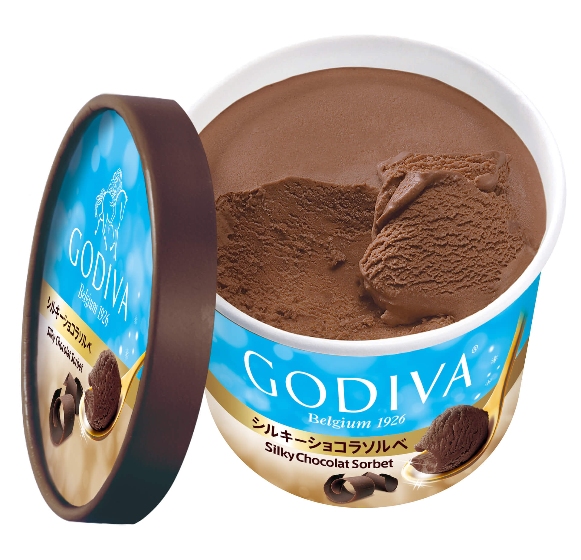 ゴディバのカップアイスに新フレーバー「シルキーショコラソルベ」が数量限定で登場！ gourmet210615_godiva_icecream_2