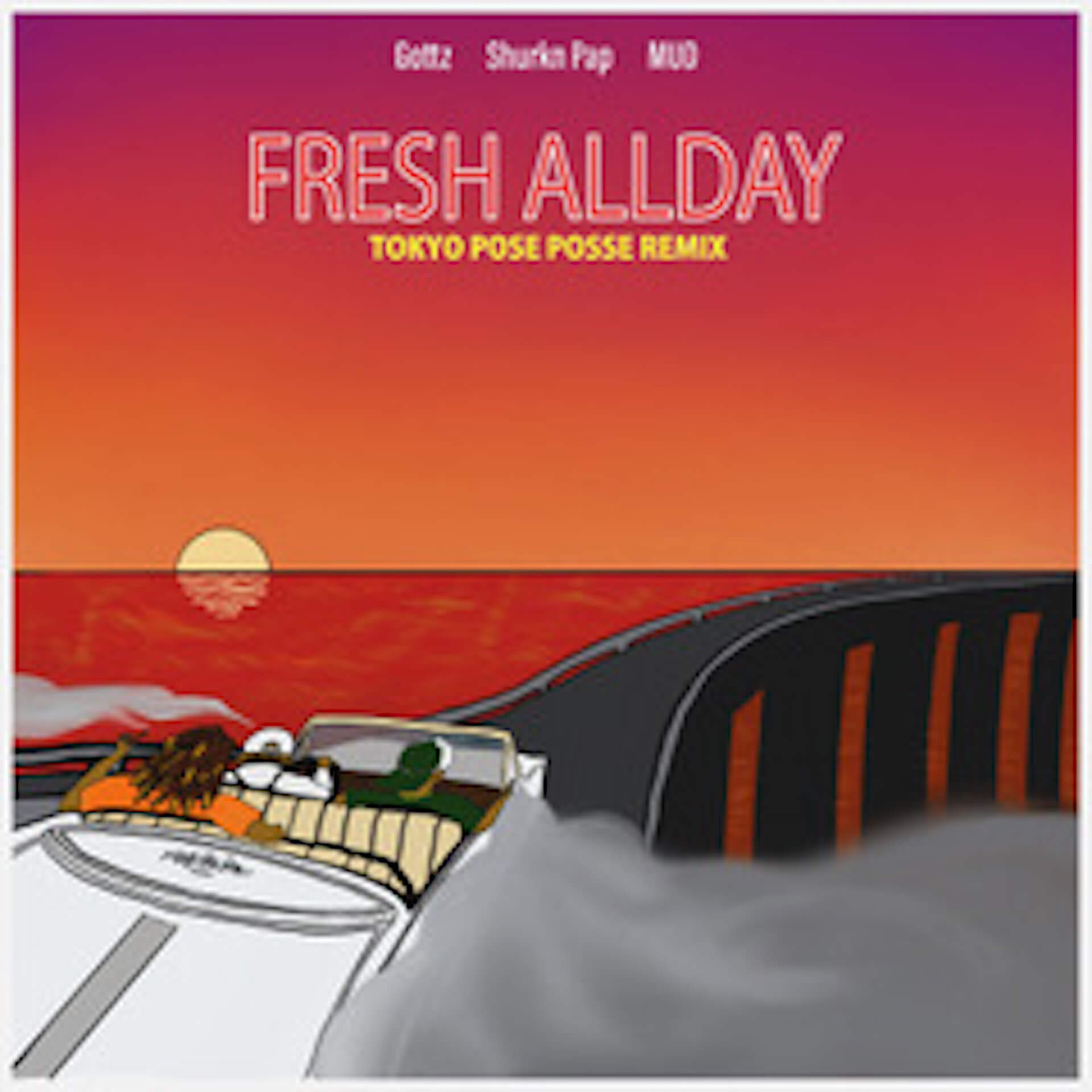 KANDYTOWN所属のラッパー Gottzがリミックスシングル“FRESH ALLDAY（Tokyo Pose Posse Remix）”をリリース！ music_210720_gotzz1