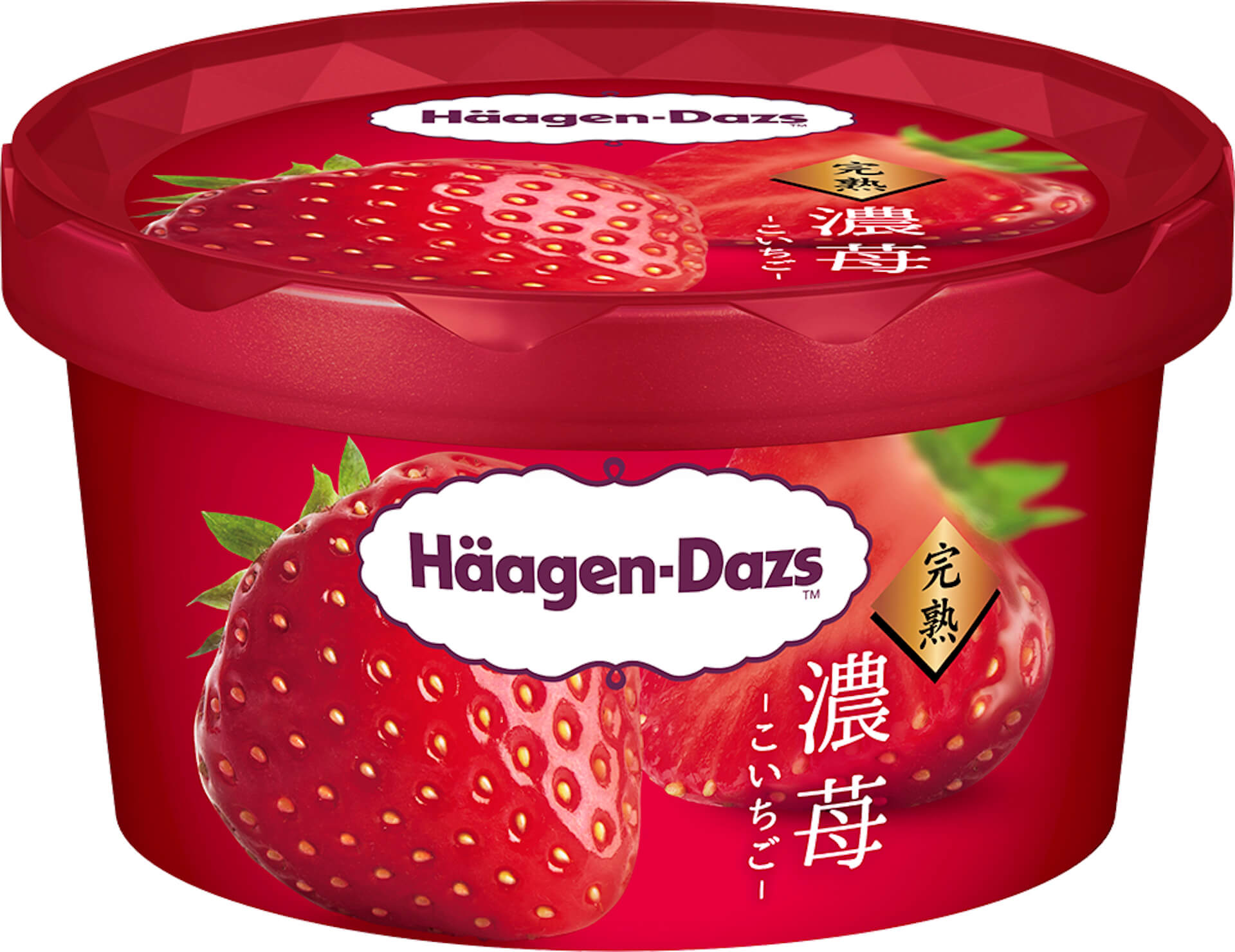 ハーゲンダッツから超濃厚ないちごの美味しさを凝縮したアイスクリーム『濃苺』が新発売！ gourmet210726_haagendazs_koichigo_2