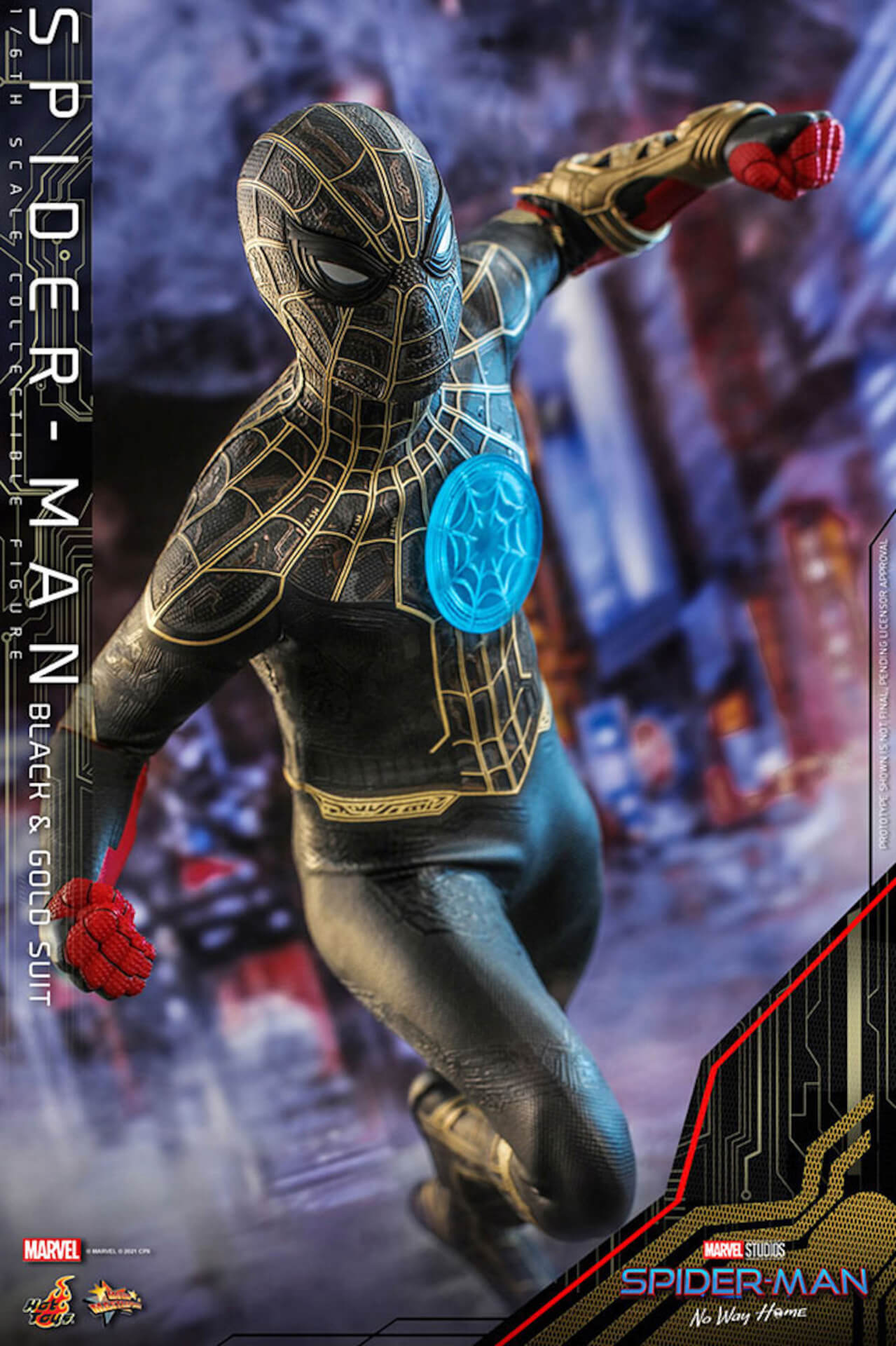 スパイダーマンの胸に光るのは...！？今年公開『スパイダーマン：ノー・ウェイ・ホーム』のスパイダーマンスーツがホットトイズでフィギュアに art210730_spiderman_hottoys_9
