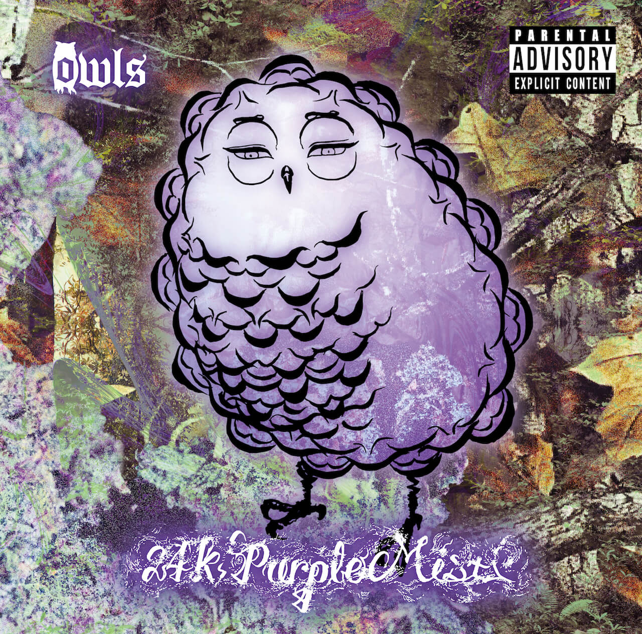 owlsの2ndアルバム『24K Purple Mist』アナログ盤がリリース｜A-THUG、EMI MARIAが参加した「blessin remix」も収録 music210826-owls-24k-purple-mist-1