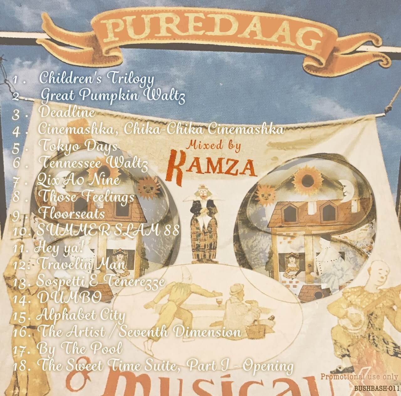RAMZAによるミックス『Pure Daaag』がBUSHBASHよりリリース music211001-ramza-2