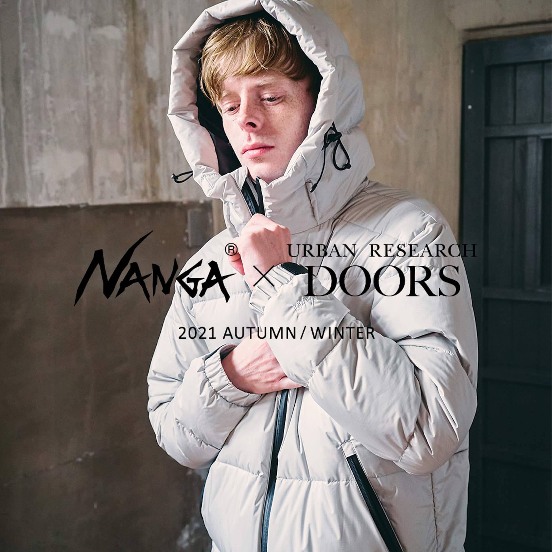 URBAN RESEARCH Doors x NANGA ダウンジャケット M-