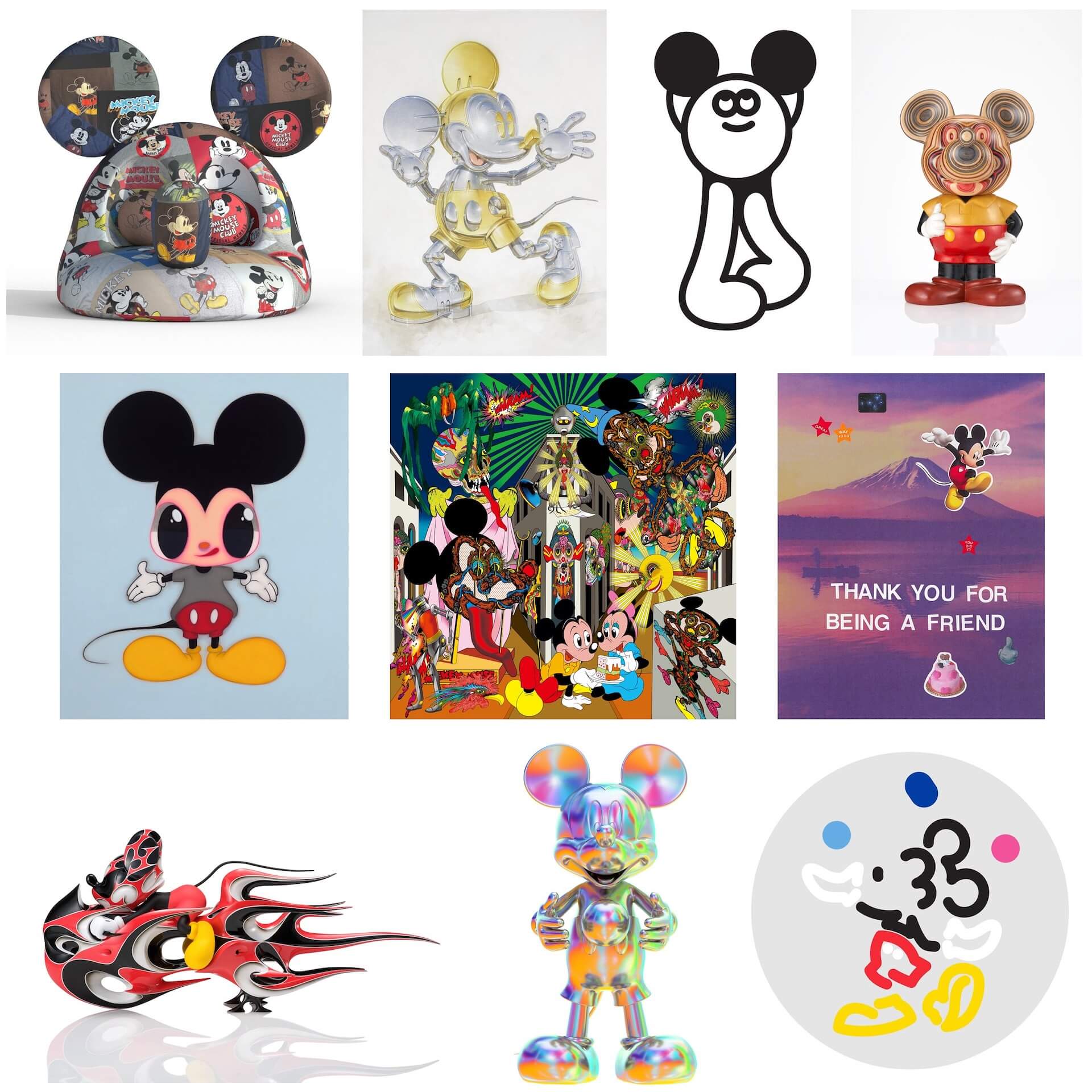 Mickey Mouse Now and Future 空山基エンタメ/ホビー