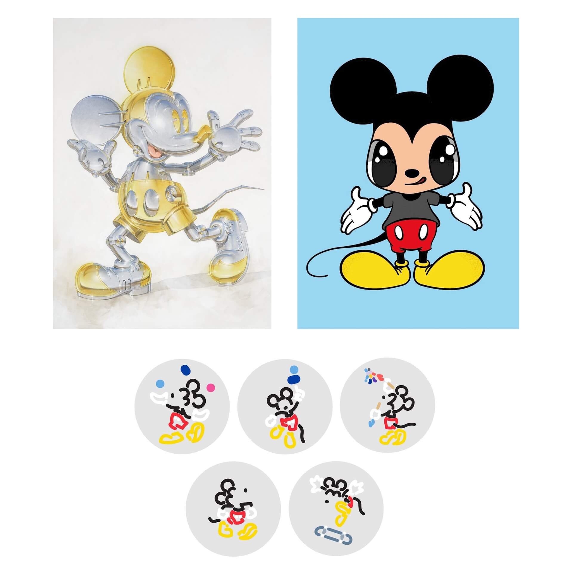 評価 mickey mouse now and future 空山基