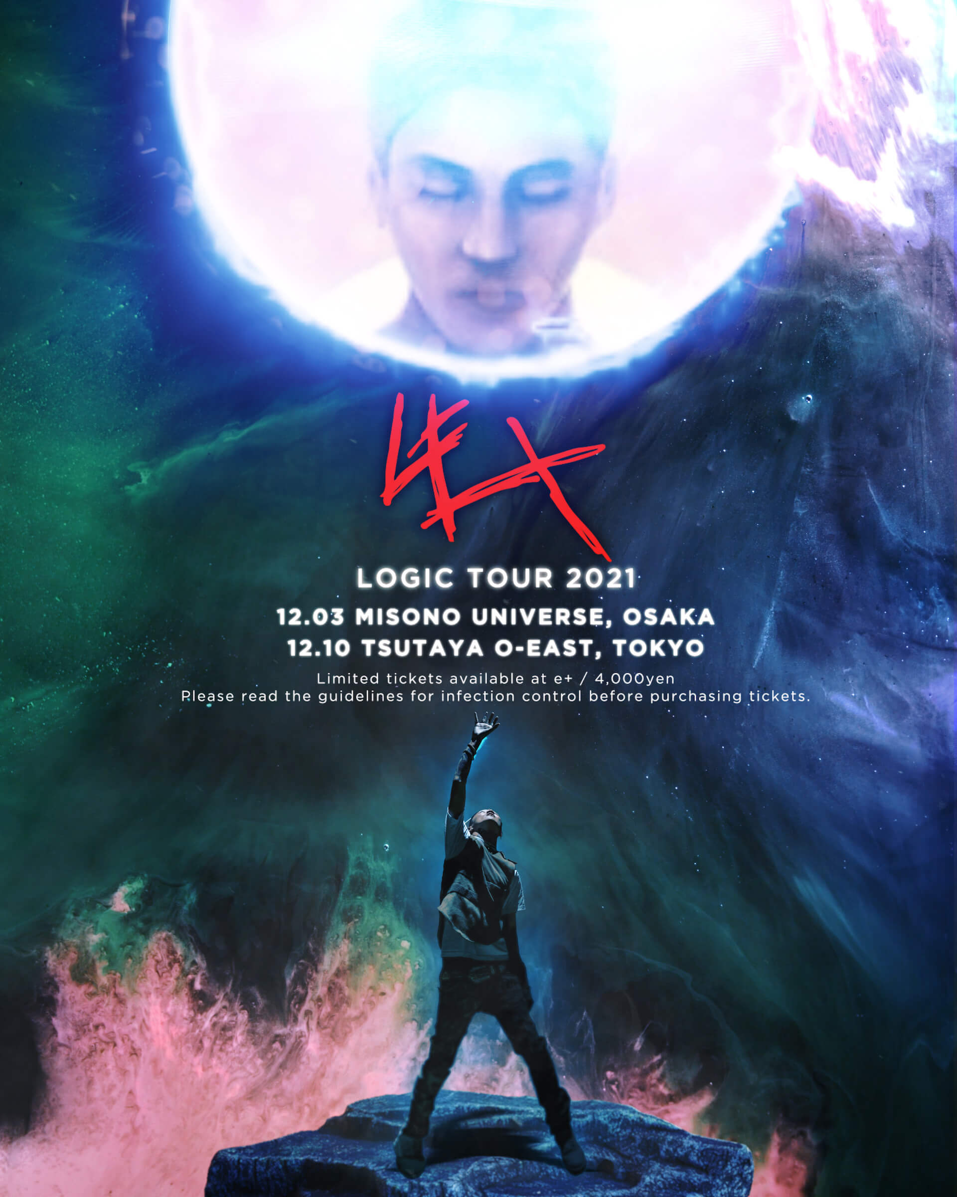 LEXがアルバム『LOGIC』のタイトルを冠したワンマンライブを東京＆大阪で開催！O-EAST、味園ユニバースで実施 music211108_lex_live_2