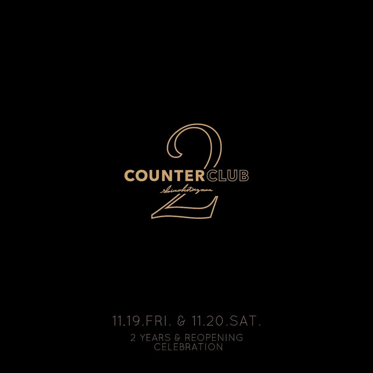 下北沢・COUNTER CLUBの2周年記念イベントが2日間開催｜The People In FogやU-T、DAISUKE KURODA、DJ MINOYAMAらが登場 music211111-counter-club-2