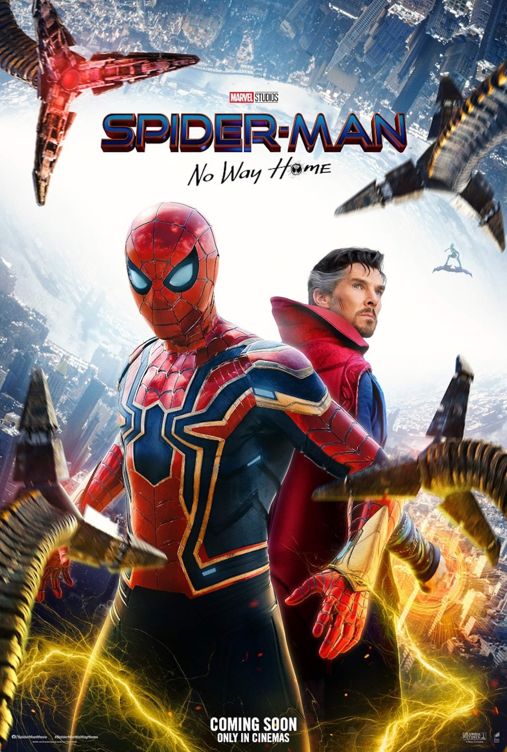 「みんながこれを見たら大はしゃぎしちゃうよ」『スパイダーマン：ノー・ウェイ・ホーム』の最新ポスターが解禁！第2弾予告も明日公開へ film211116_spiderman_nwh_main