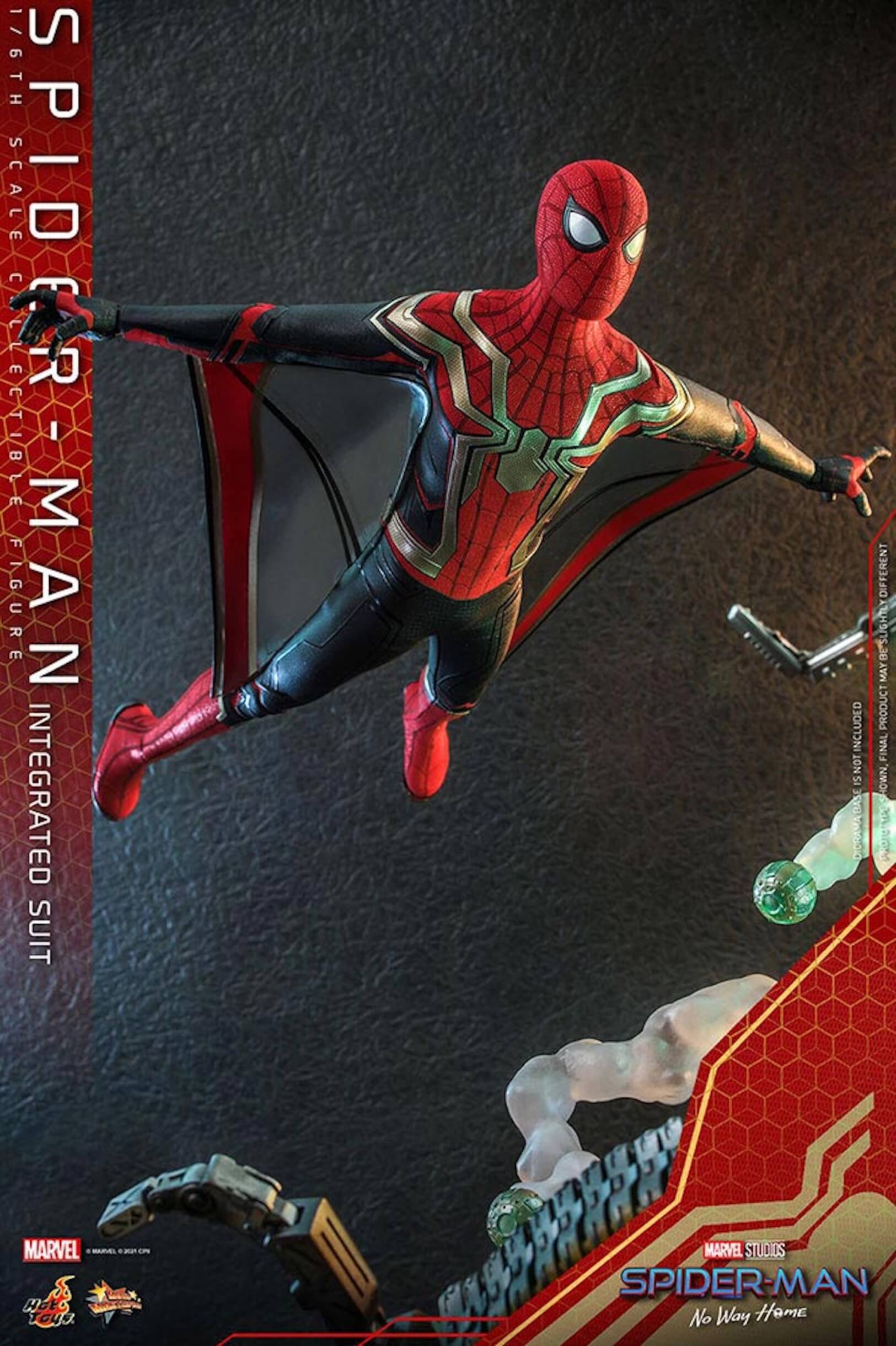 『スパイダーマン：ノー・ウェイ・ホーム』に登場する新スーツ・インテグレーテッドスーツを着用したスパイダーマンがホットトイズでフィギュア化！ art211119_spiderman_hottoys_10