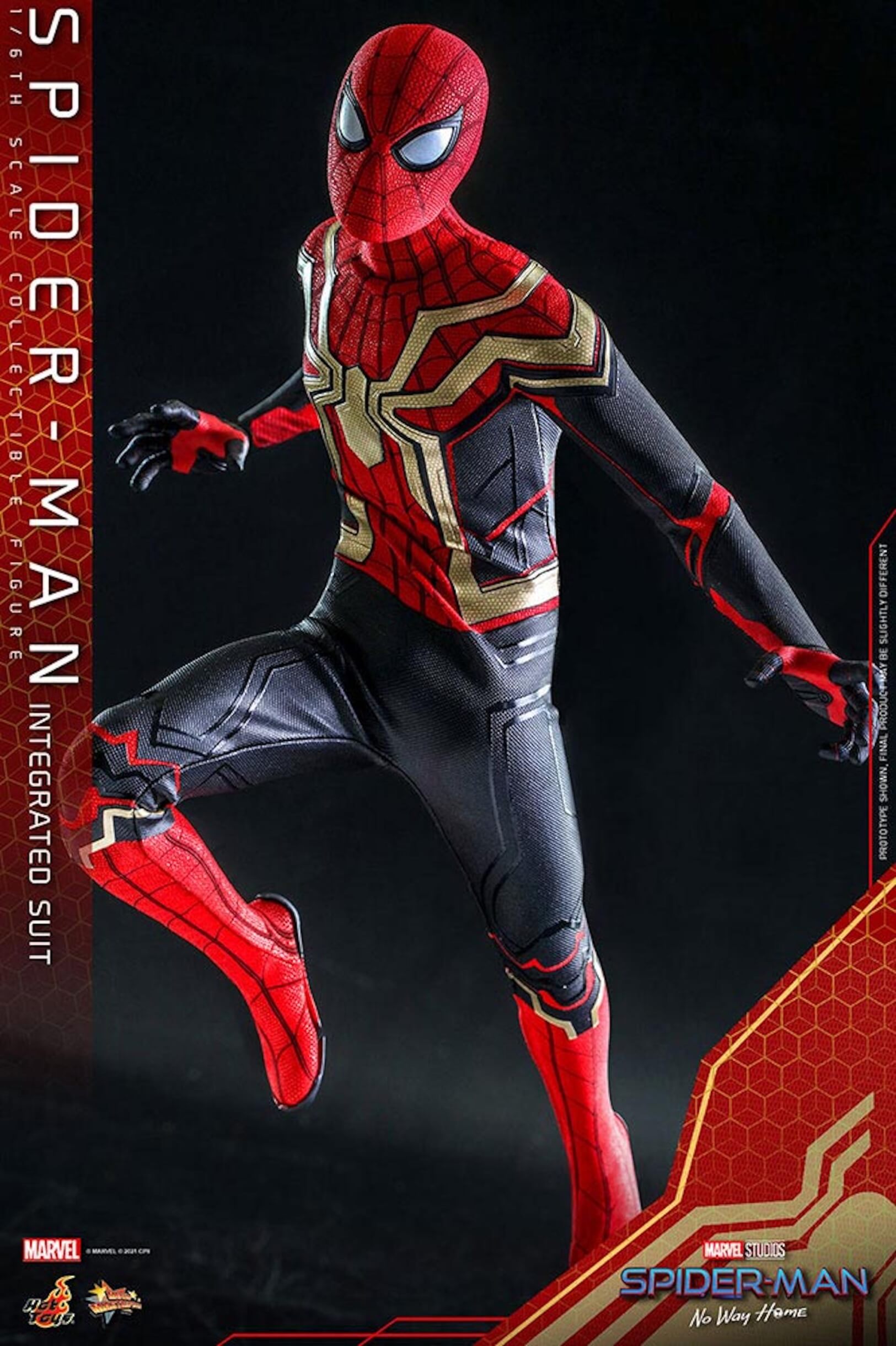 『スパイダーマン：ノー・ウェイ・ホーム』に登場する新スーツ・インテグレーテッドスーツを着用したスパイダーマンがホットトイズでフィギュア化！ art211119_spiderman_hottoys_11