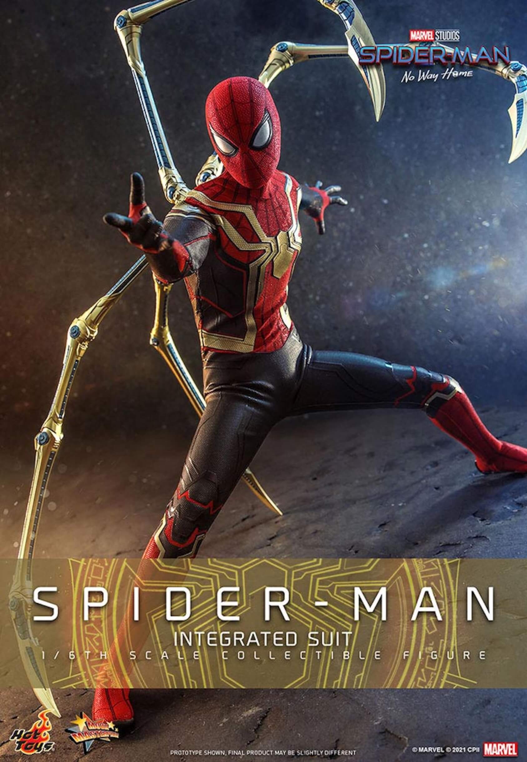 『スパイダーマン：ノー・ウェイ・ホーム』に登場する新スーツ・インテグレーテッドスーツを着用したスパイダーマンがホットトイズでフィギュア化！ art211119_spiderman_hottoys_13