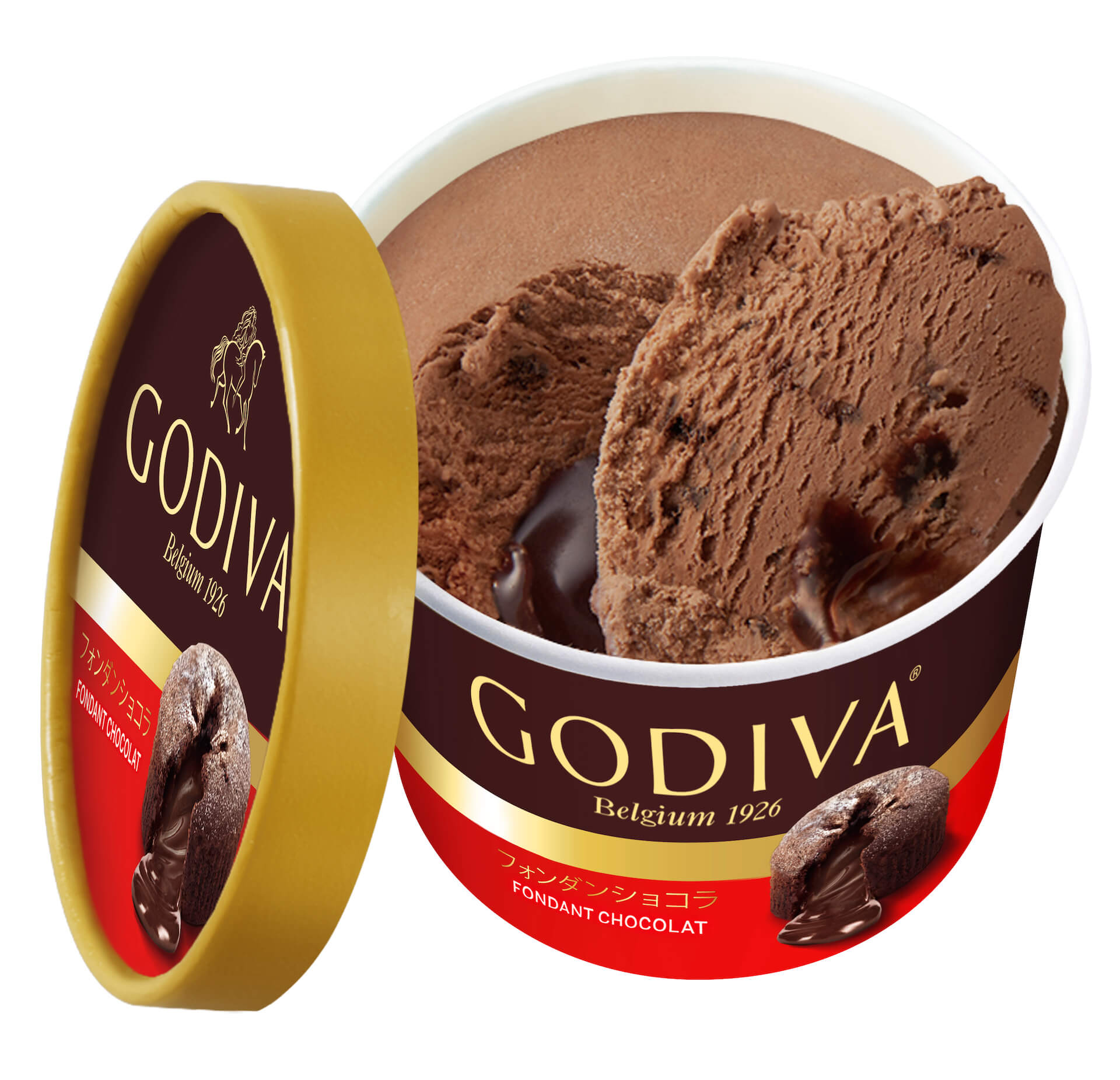 溶け出すチョコレートソースが病みつき！GODIVAのカップアイス「フォンダンショコラ」が数量限定で登場 gourumet211129_godiva_02