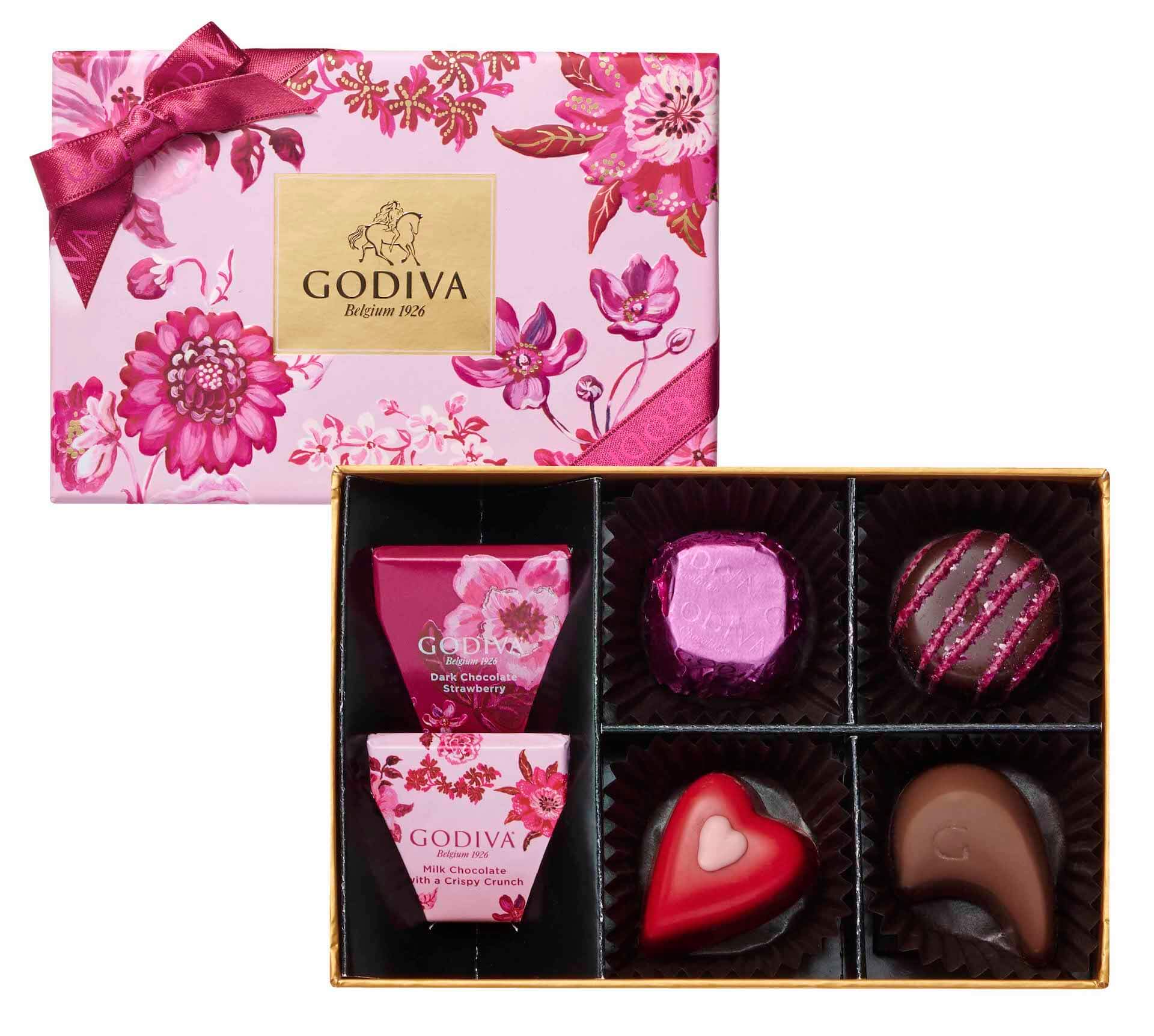 ゴディバからバレンタイン限定コレクション「ときめく心」が販売！すみっコぐらしコラボレーションアイテムも gourmet220107_godiva-04