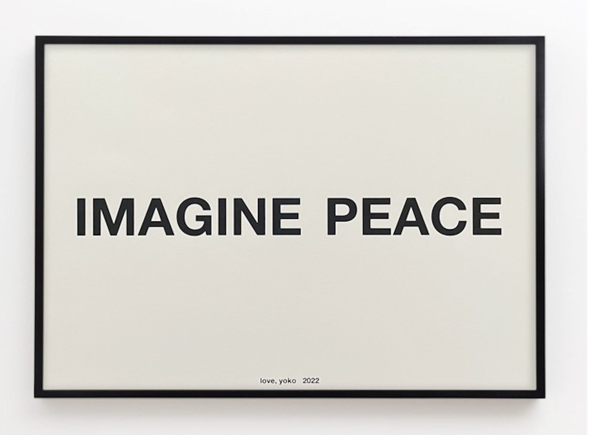 ヨーコ・オノが平和を願う「IMAGINE PEACE」キャンペーンを世界各地で実施｜シルクスクリーン・プリントをチャリティ制作 art220315_yoko-ono-imagine-peace-09