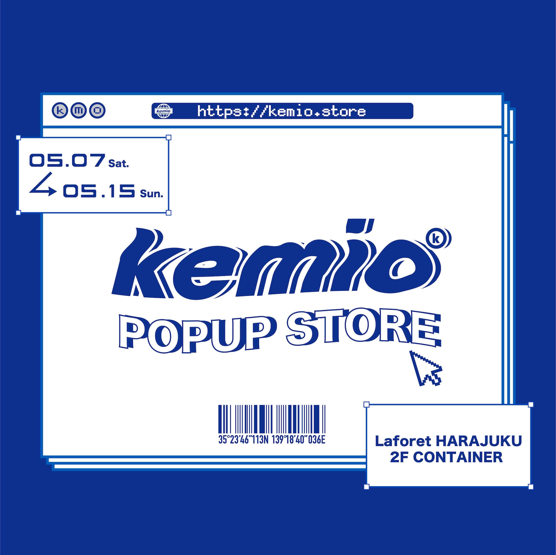 kemioプロデュース「kemio store」初のポップアップショップでパラッパラッパーとのコラボが実現 fashion220425_kemio-popupstore-01